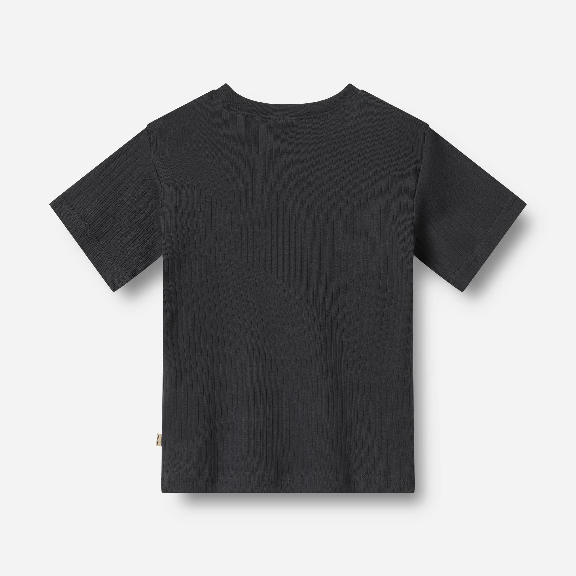 2 Rib T-shirt S/S Fabian - navy rib stripe