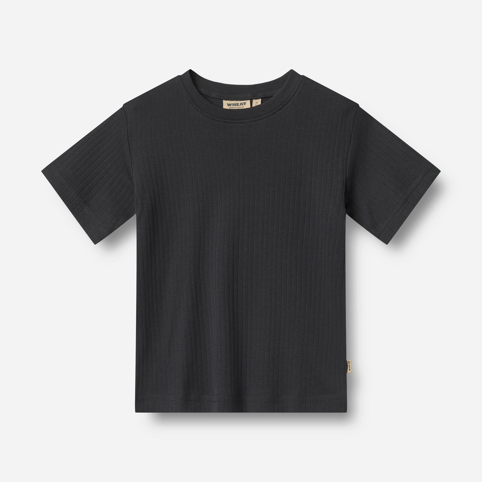 2 Rib T-shirt S/S Fabian - navy rib stripe