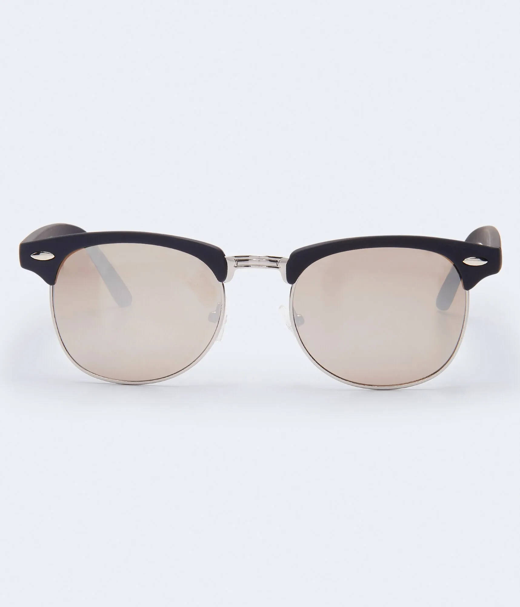 Aeropostale Herren Retro Clubmax Sonnenbrille - - Größe Einheitsgröße - Metall - Teen Mode & Bekleidung Blau Aeropostale