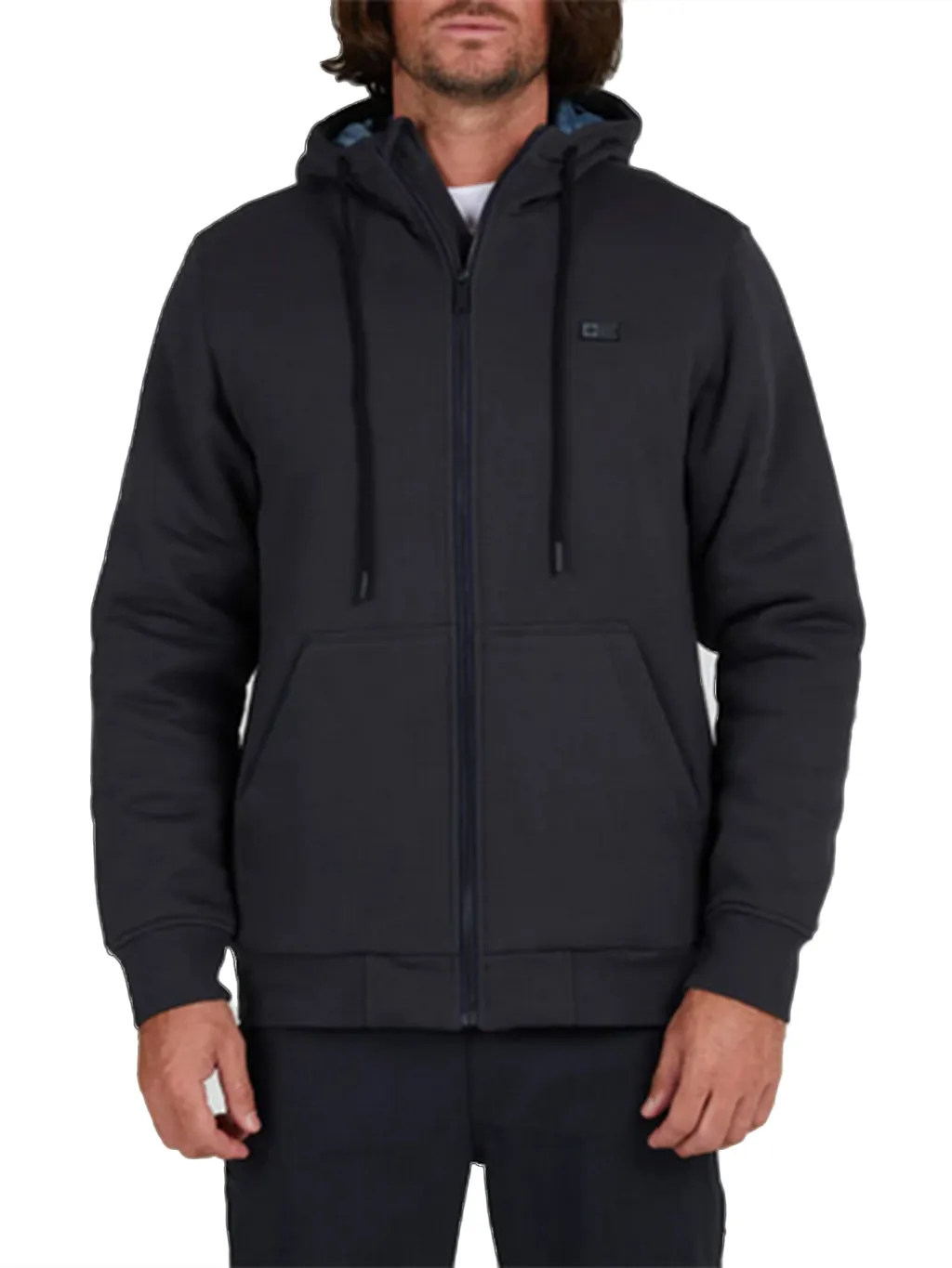 Anchor Steppfleec-Pullover - Vintage Schwarz