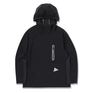 And Wander Cool Touch Pocket Hoodie Schwarz