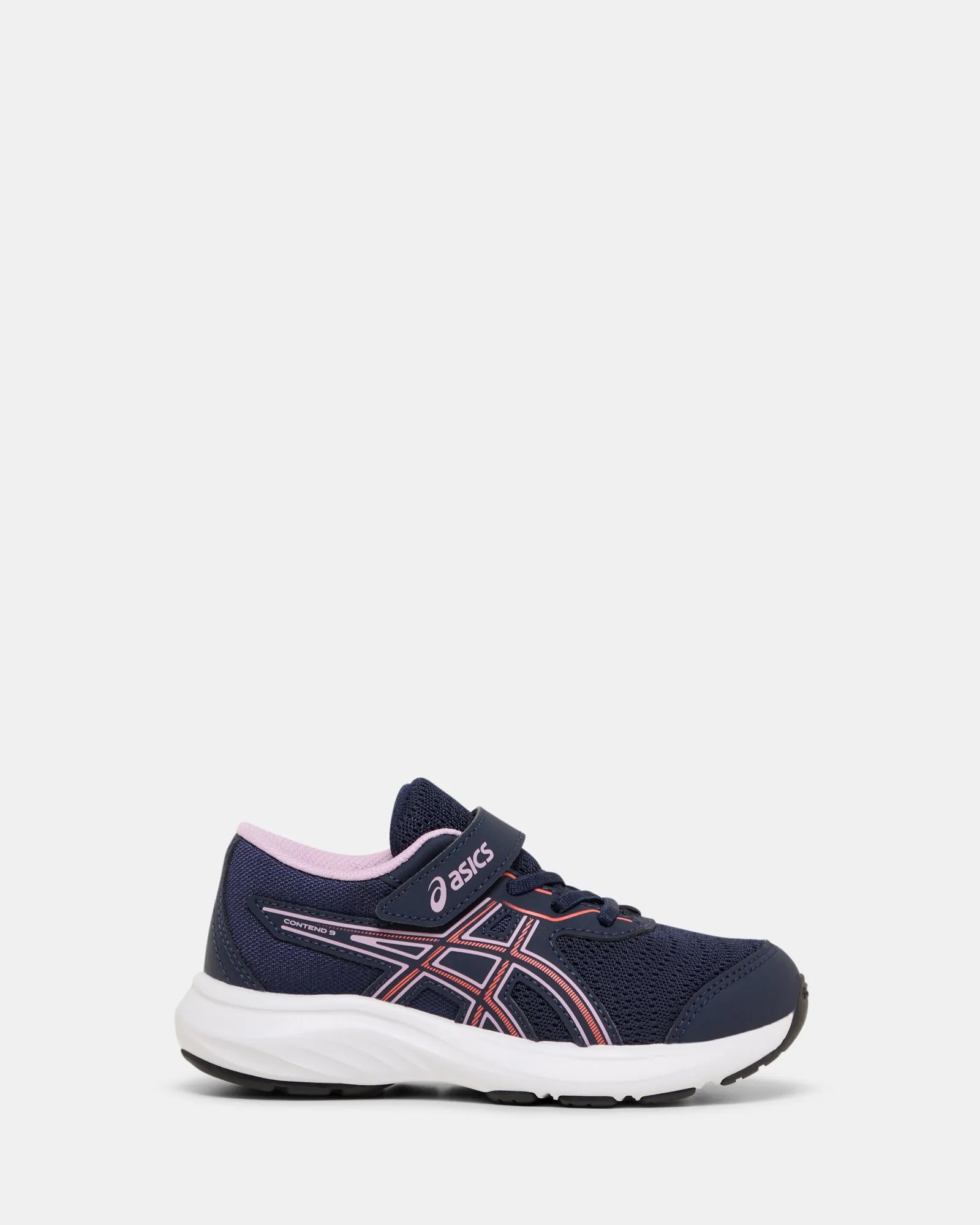 Asics Kinder-Schuhe Contend 9 Ps G Mitternacht/Korallenriff