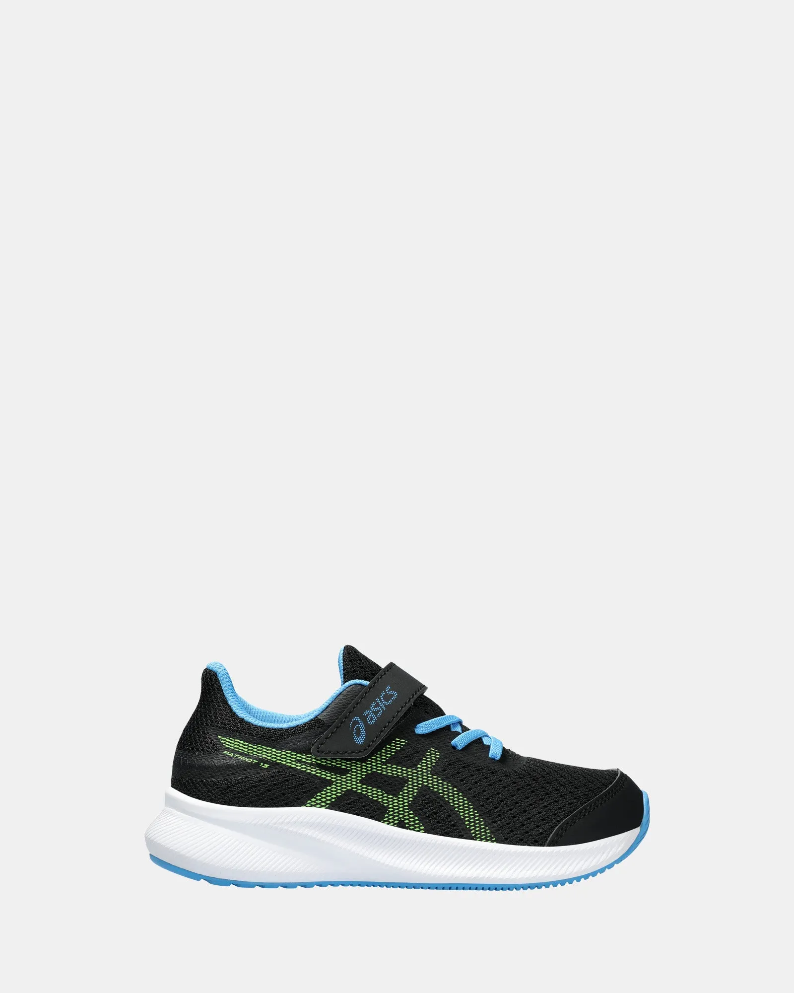 Asics Kids' Shoes Patriot 13 Pre-School Black/Electric Lime