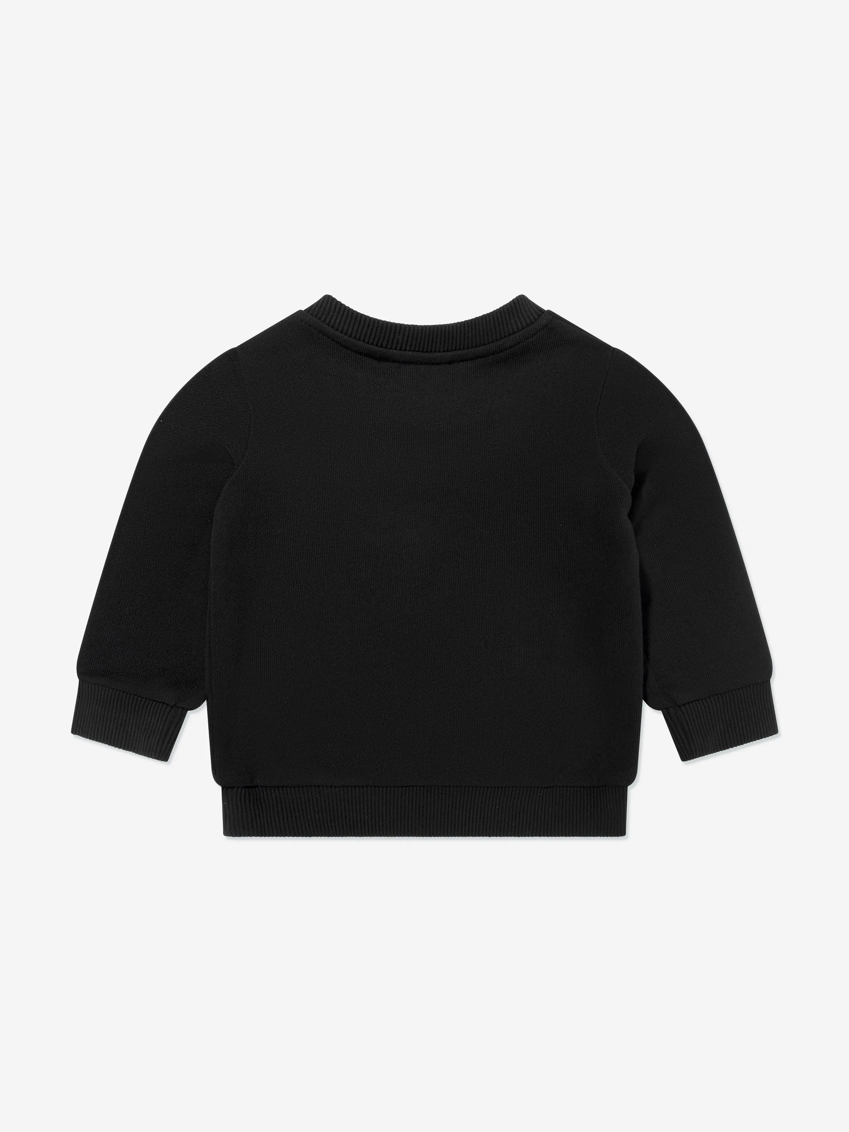 Baby Teddy Bär Logo Sweatshirt in Schwarz