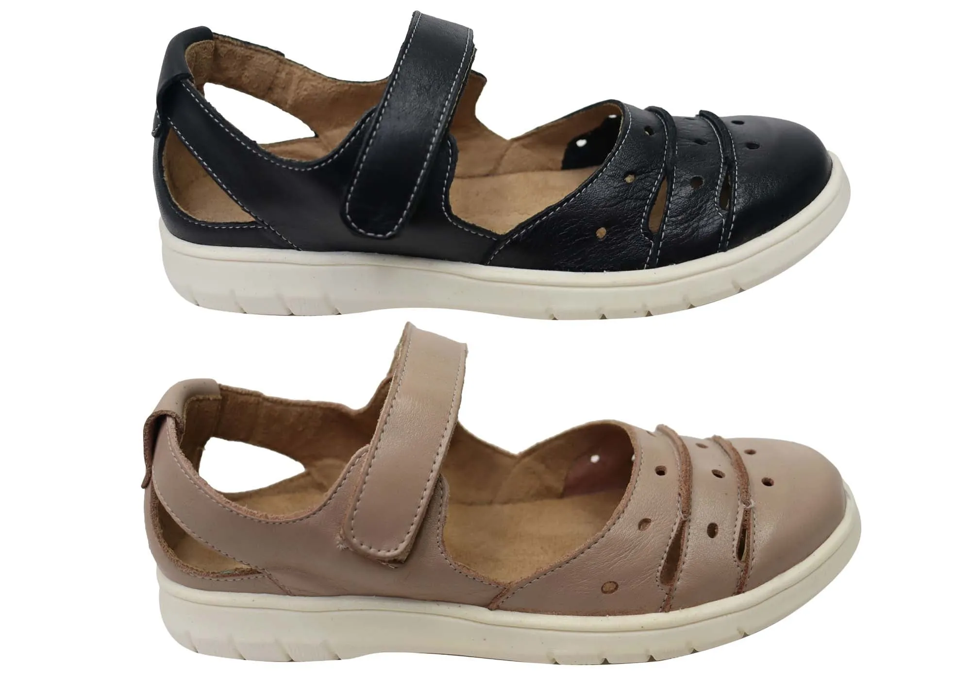 Balatore Dallas Damen Bequeme Brasilianische Mary Jane Lederschuhe Balatore Schuhe