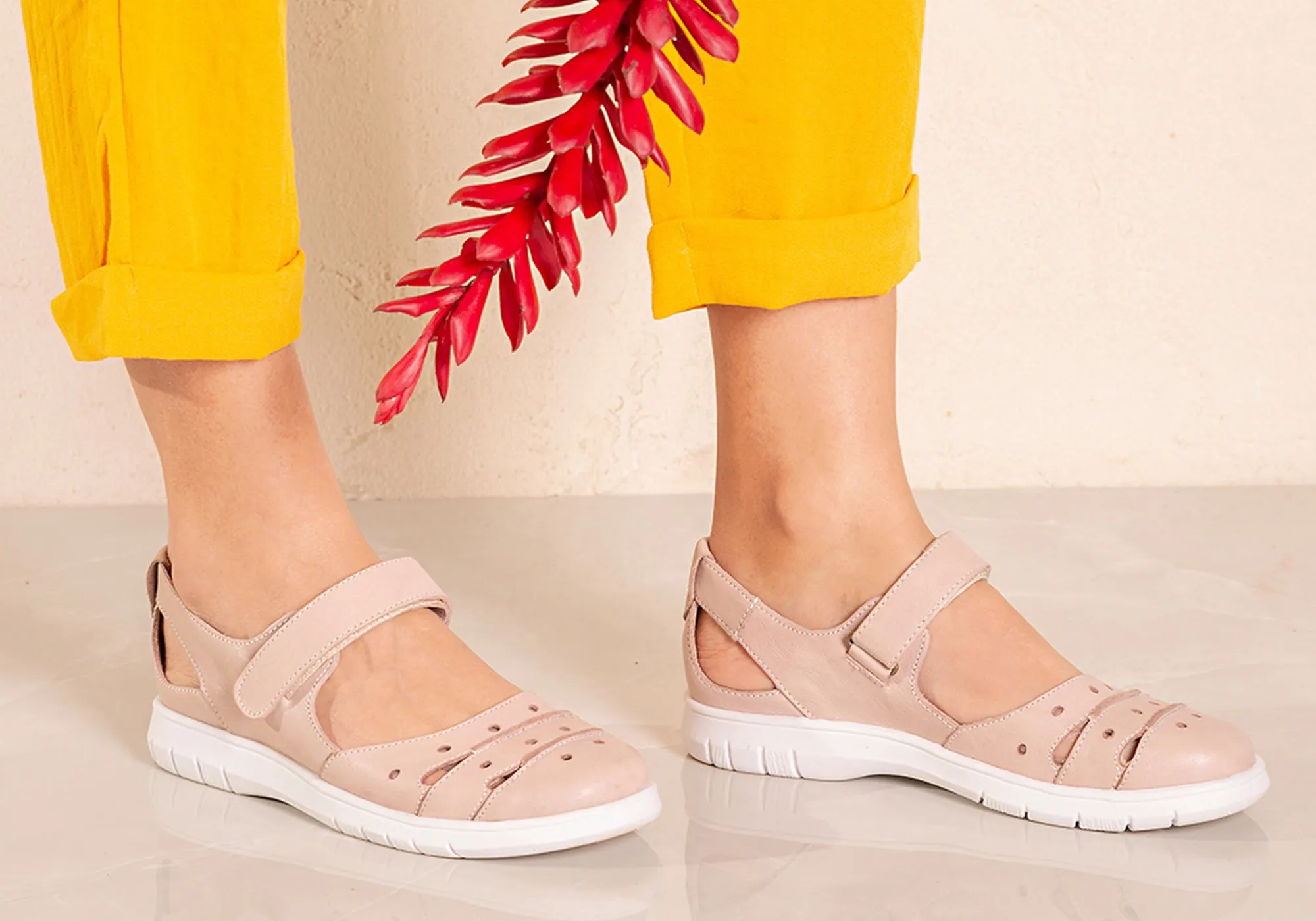 Balatore Dallas Damen Bequeme Brasilianische Mary Jane Lederschuhe Balatore Schuhe