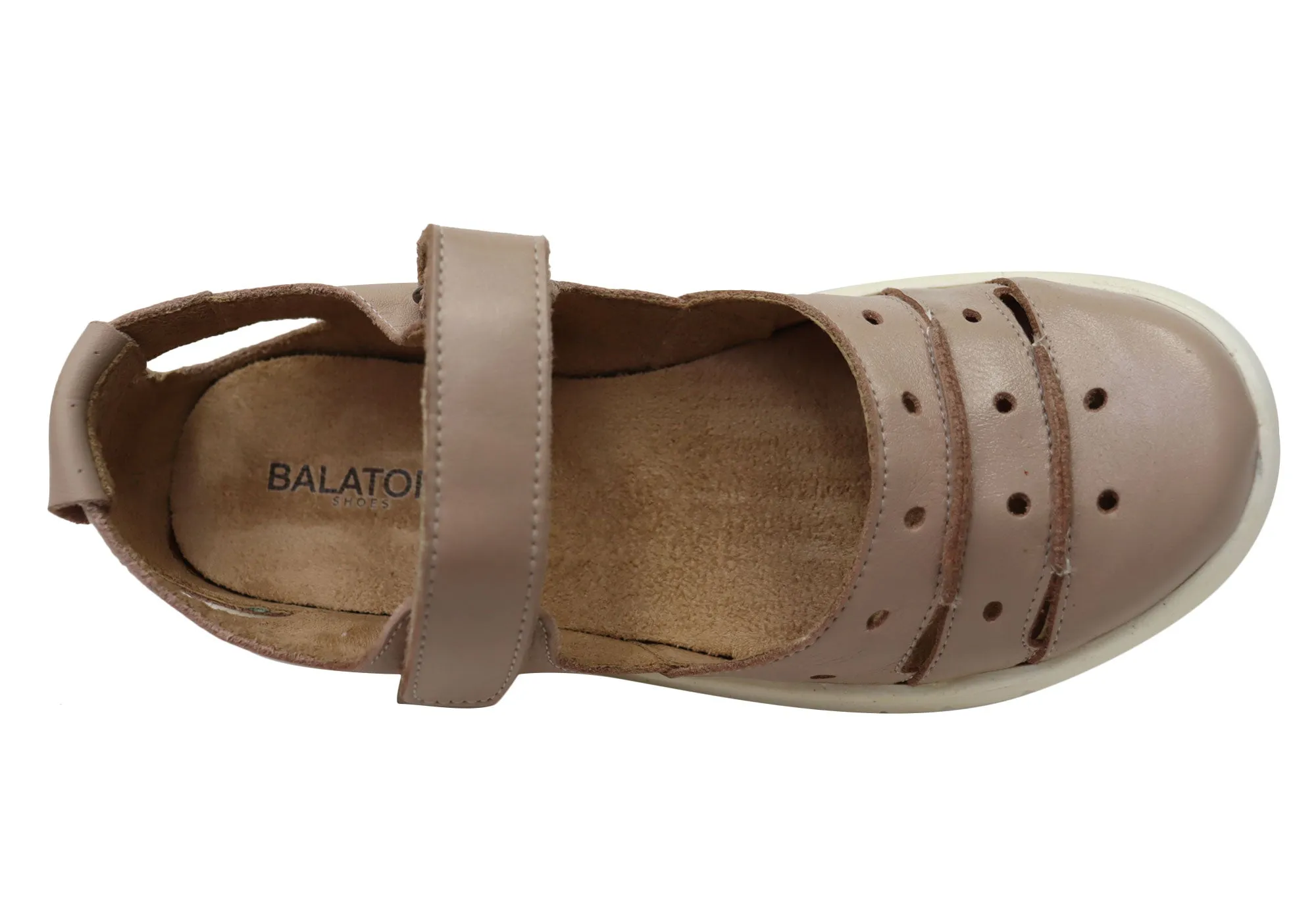 Balatore Dallas Damen Bequeme Brasilianische Mary Jane Lederschuhe Balatore Schuhe