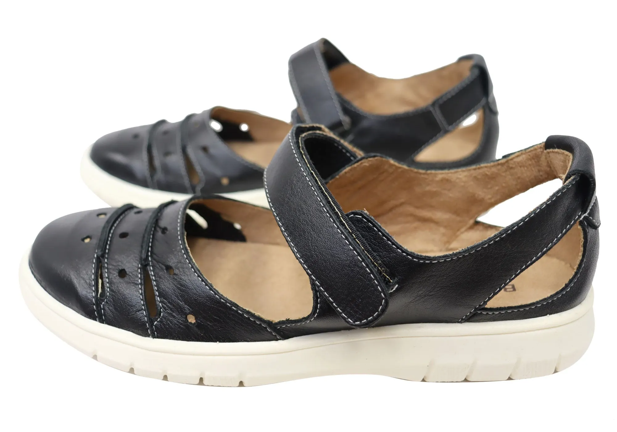 Balatore Dallas Damen Bequeme Brasilianische Mary Jane Lederschuhe Balatore Schuhe