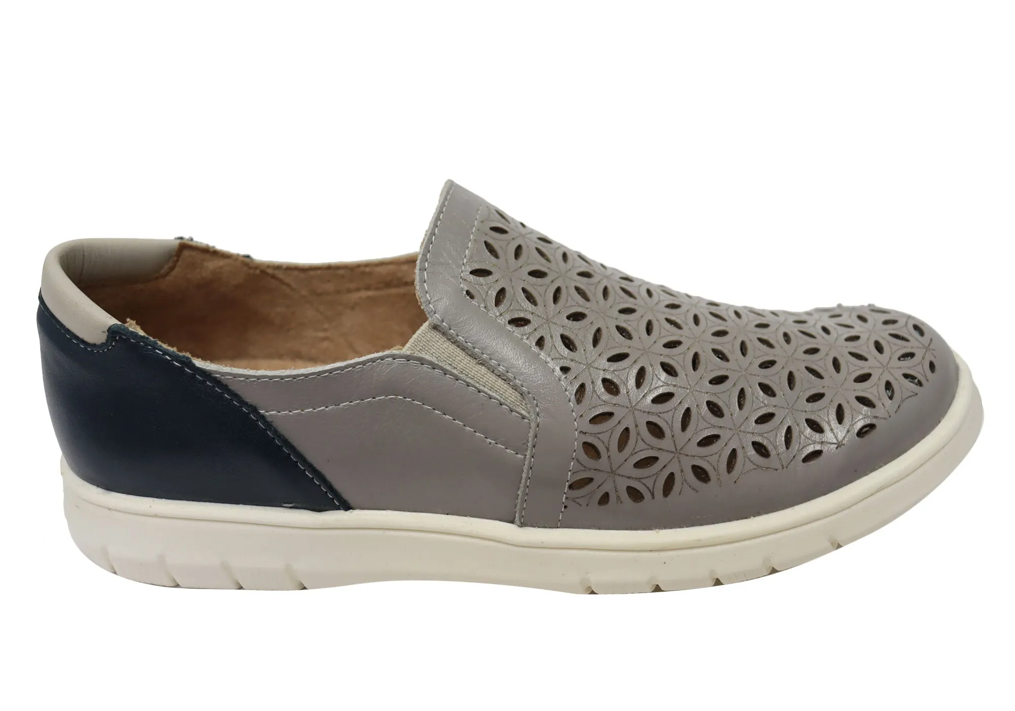 Balatore Mary Damen Bequeme Schlupf-Lederschuhe Hergestellt in Brasilien Balatore Schuhe