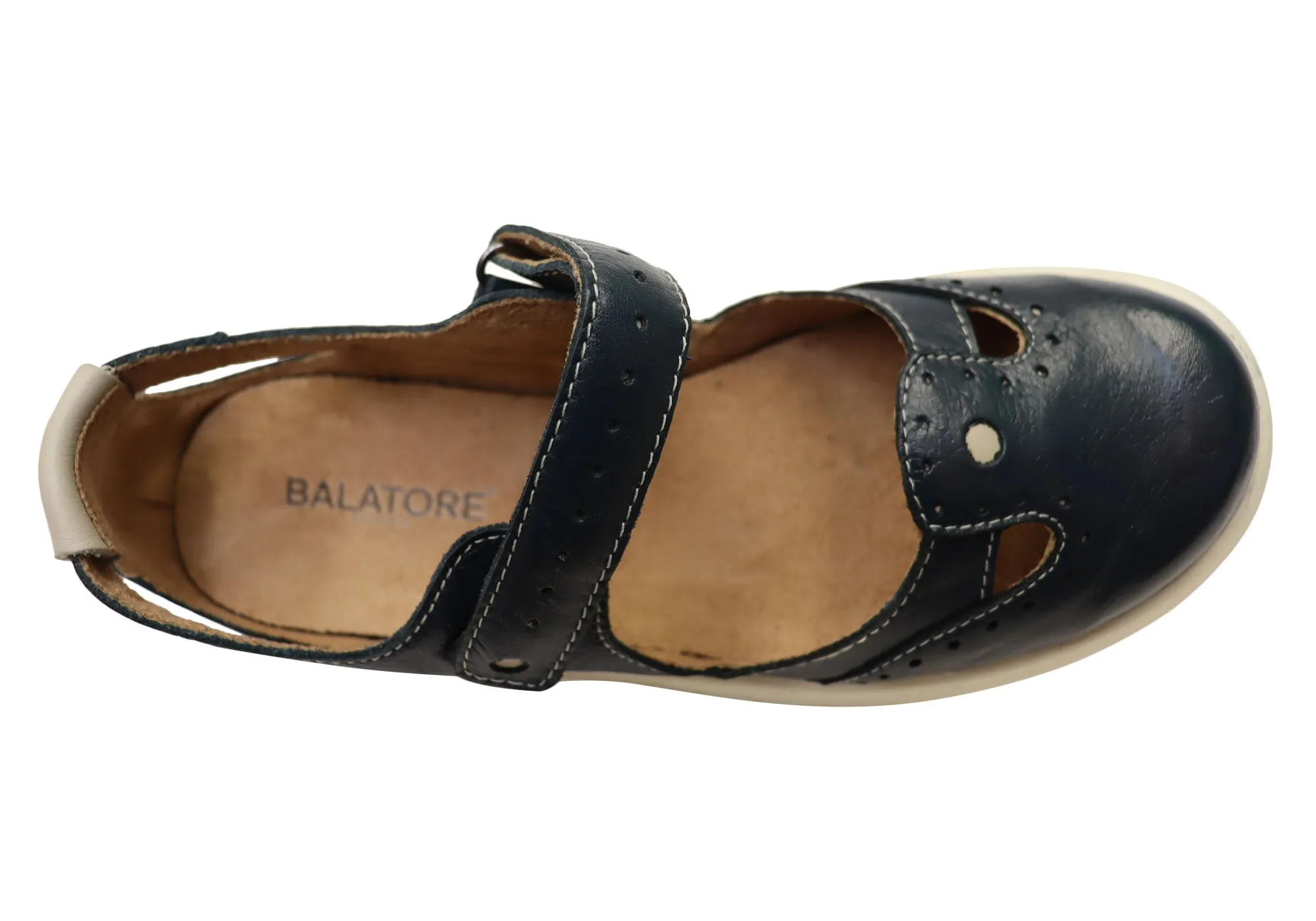 Balatore Mimosa Damen Bequeme Brasilianische Mary Jane Lederschuhe Balatore Schuhe