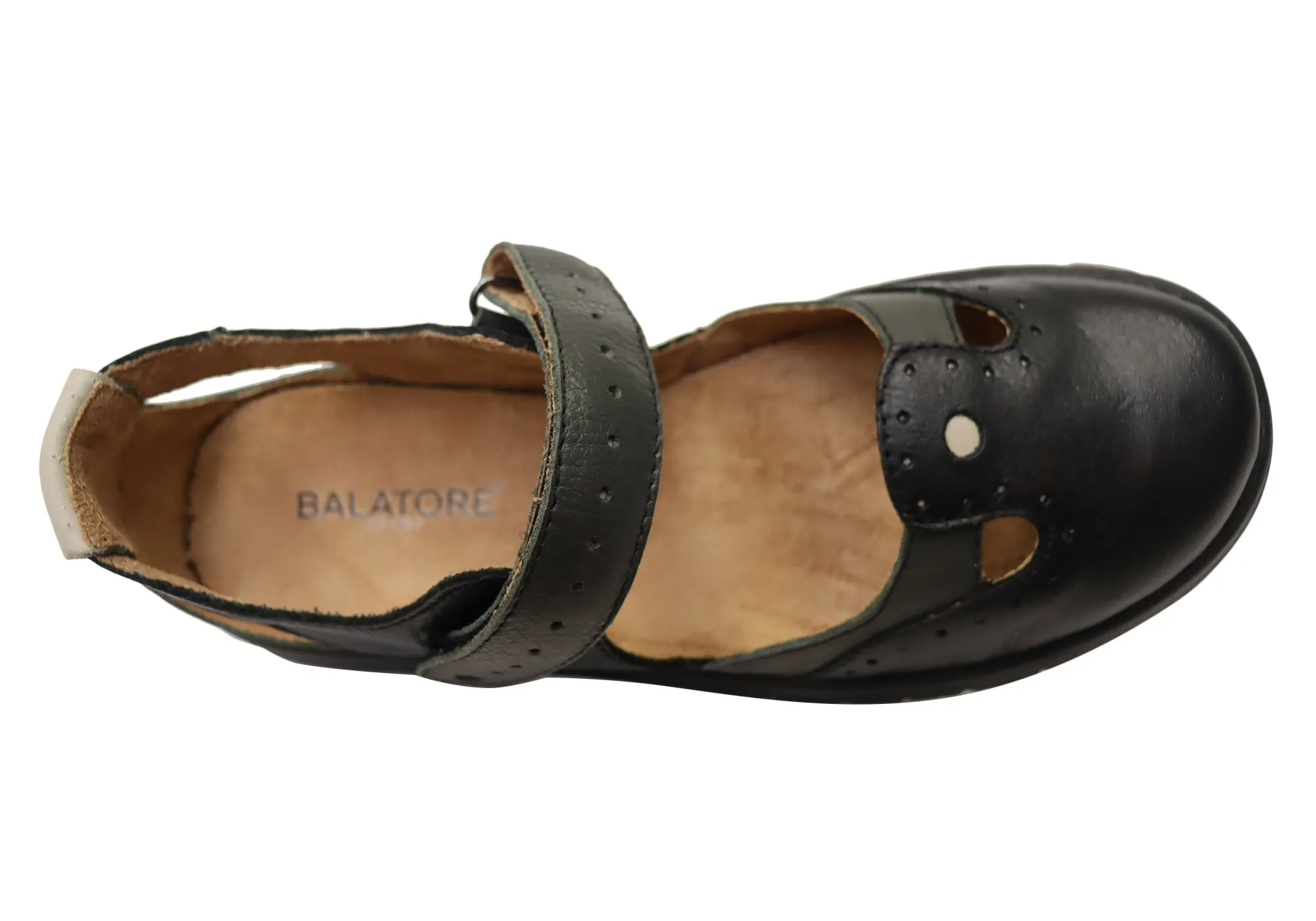 Balatore Mimosa Damen Bequeme Brasilianische Mary Jane Lederschuhe Balatore Schuhe