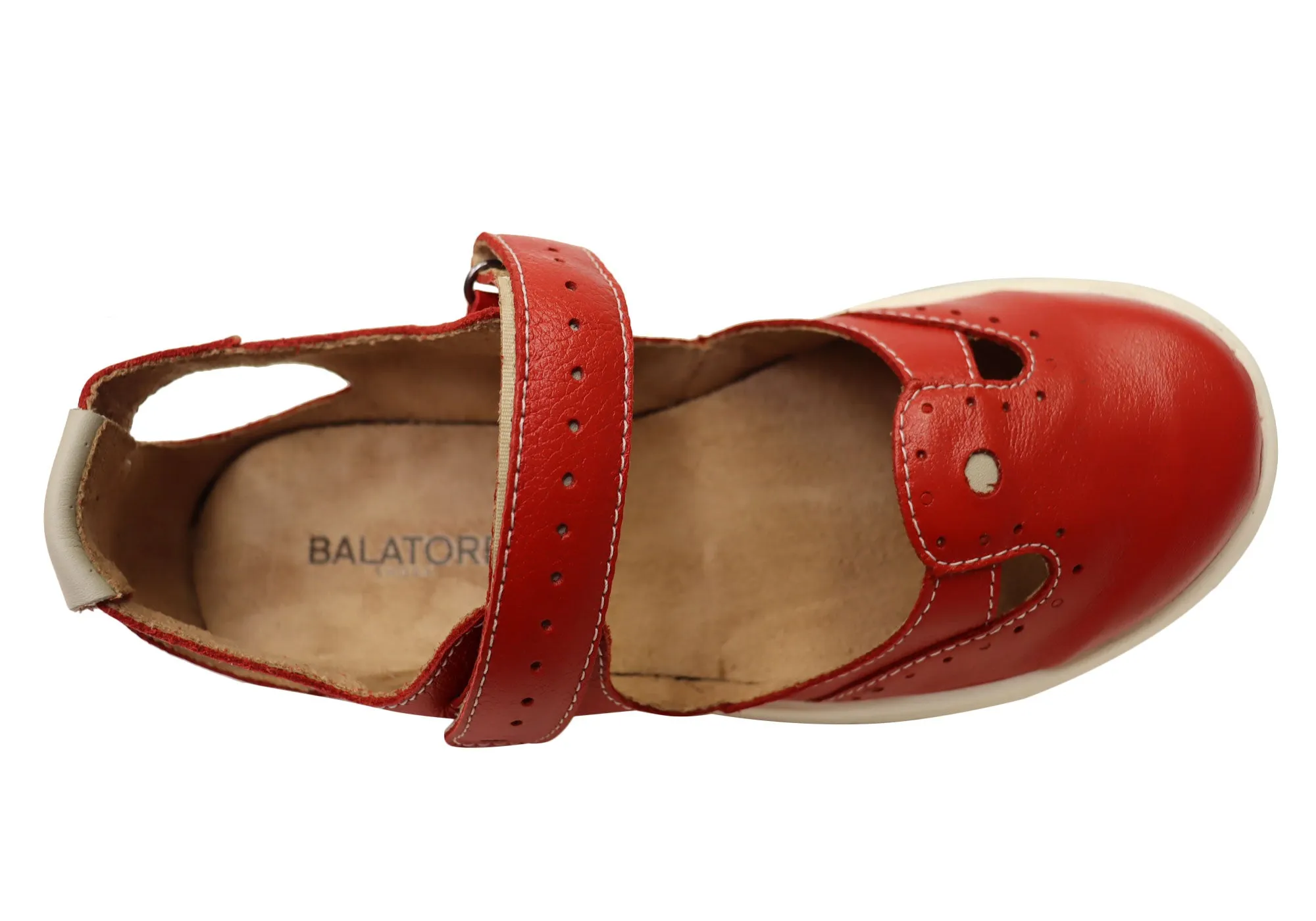 Balatore Mimosa Damen Bequeme Brasilianische Mary Jane Lederschuhe Balatore Schuhe