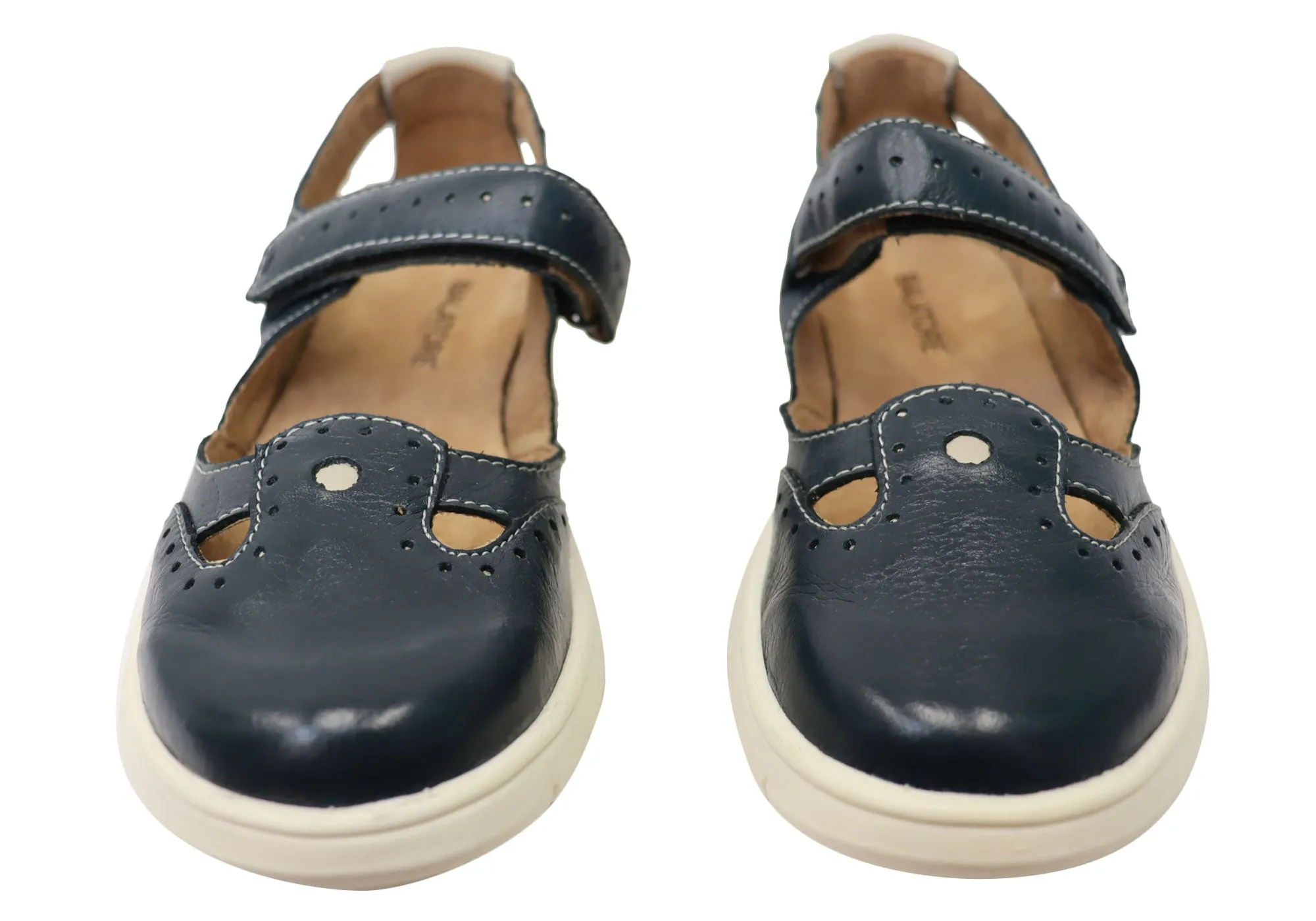 Balatore Mimosa Damen Bequeme Brasilianische Mary Jane Lederschuhe Balatore Schuhe
