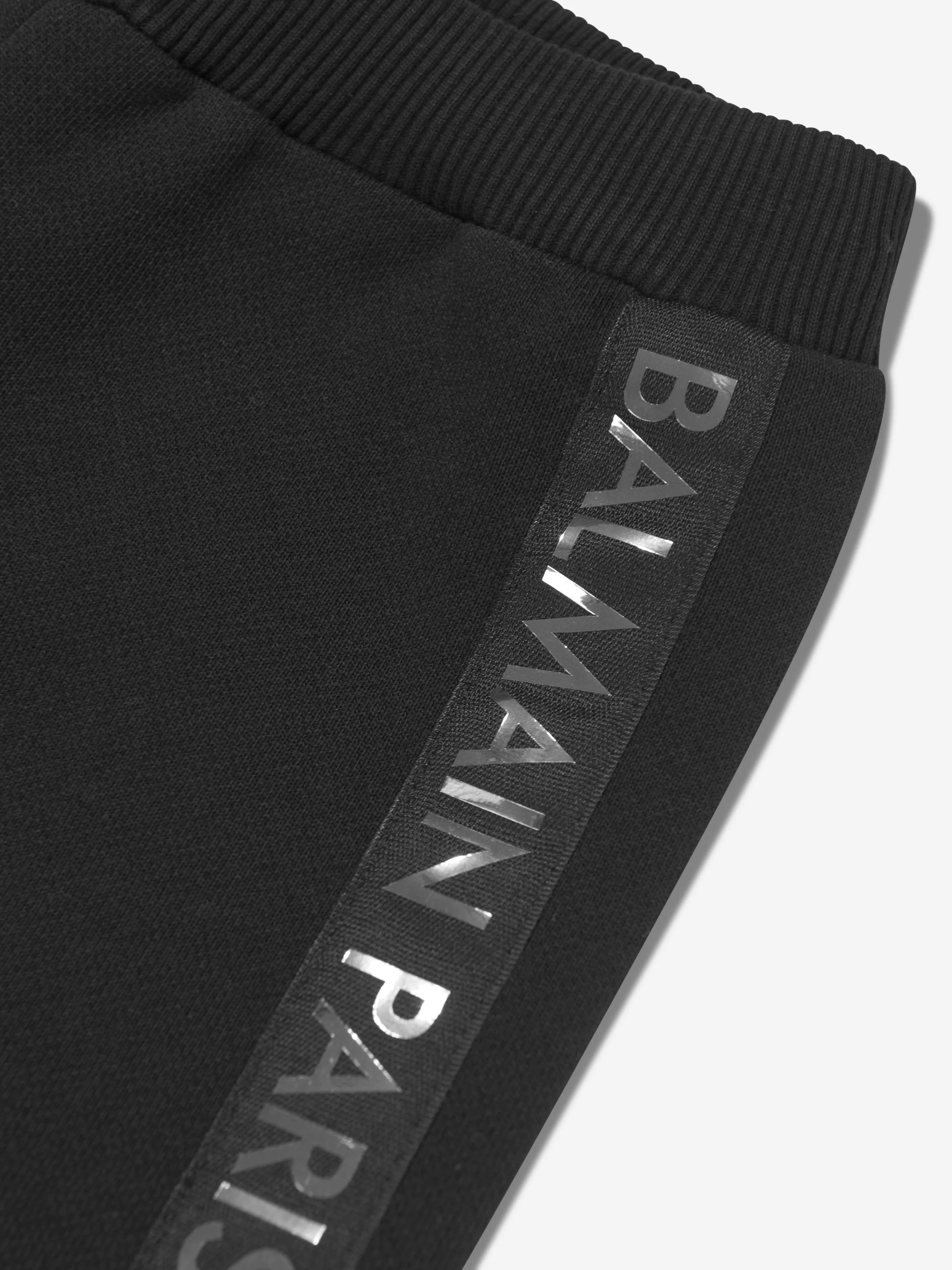 Balmain Baby Boys Logo Joggers in Black