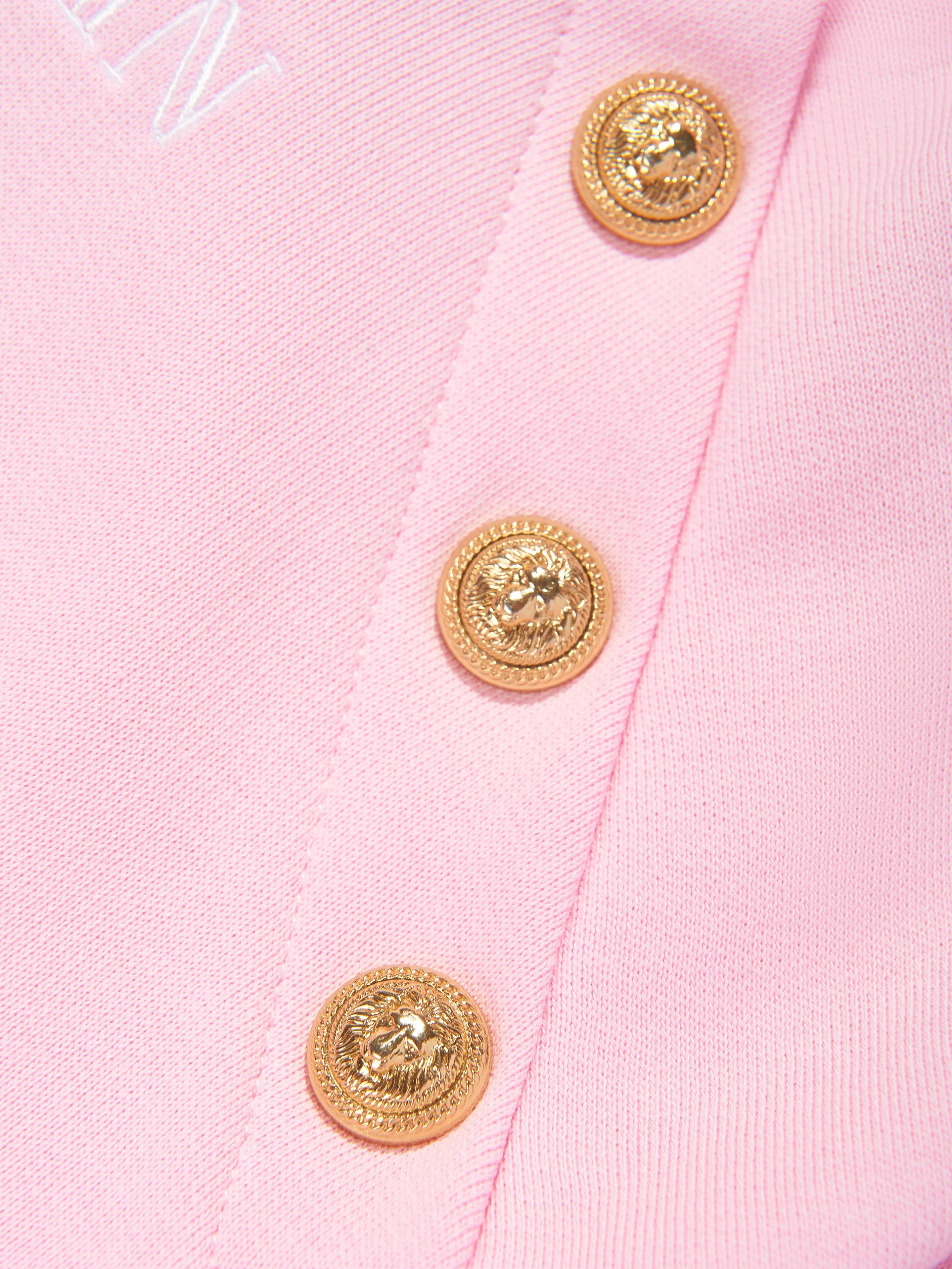 Balmain Mädchen Logo Hoodie in Rosa