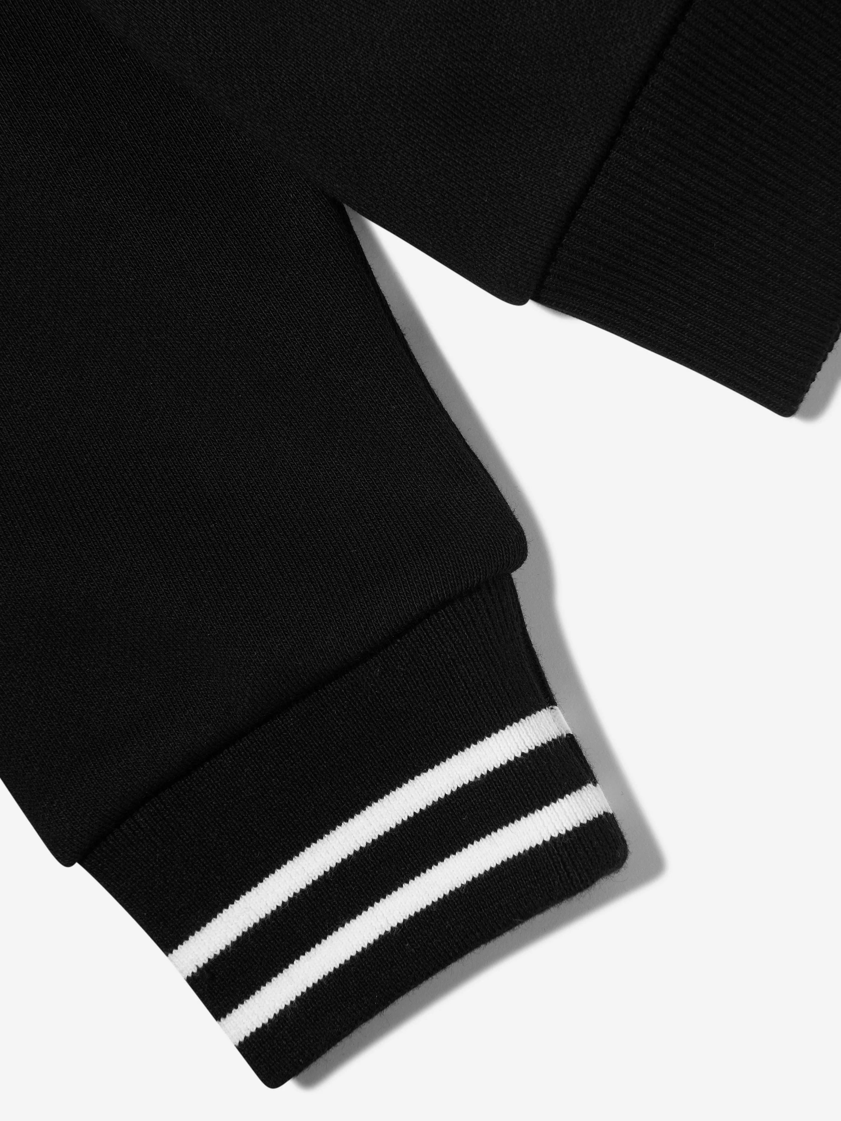 Balmain Mädchen Logo Sweatshirt in Schwarz