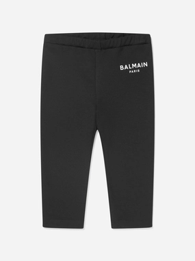 Balmain Baby Girls Logo Print Leggings