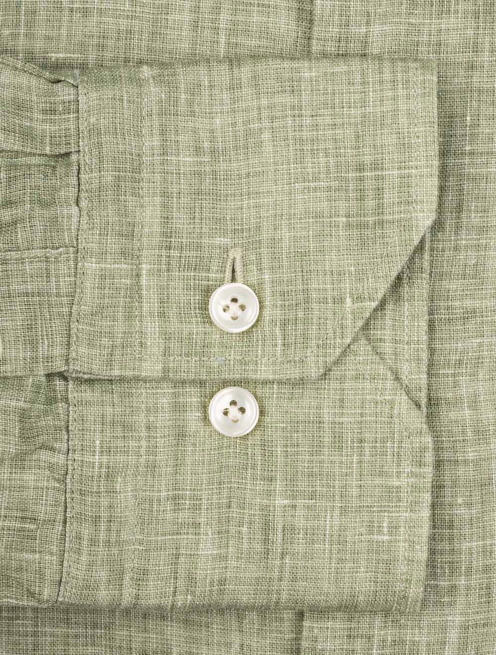 Beach Boys Linen Shirt Green