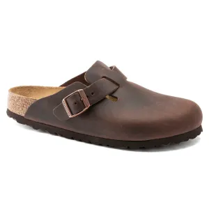 Birkenstock Shoes Boston Oiled Leather Habana Regular