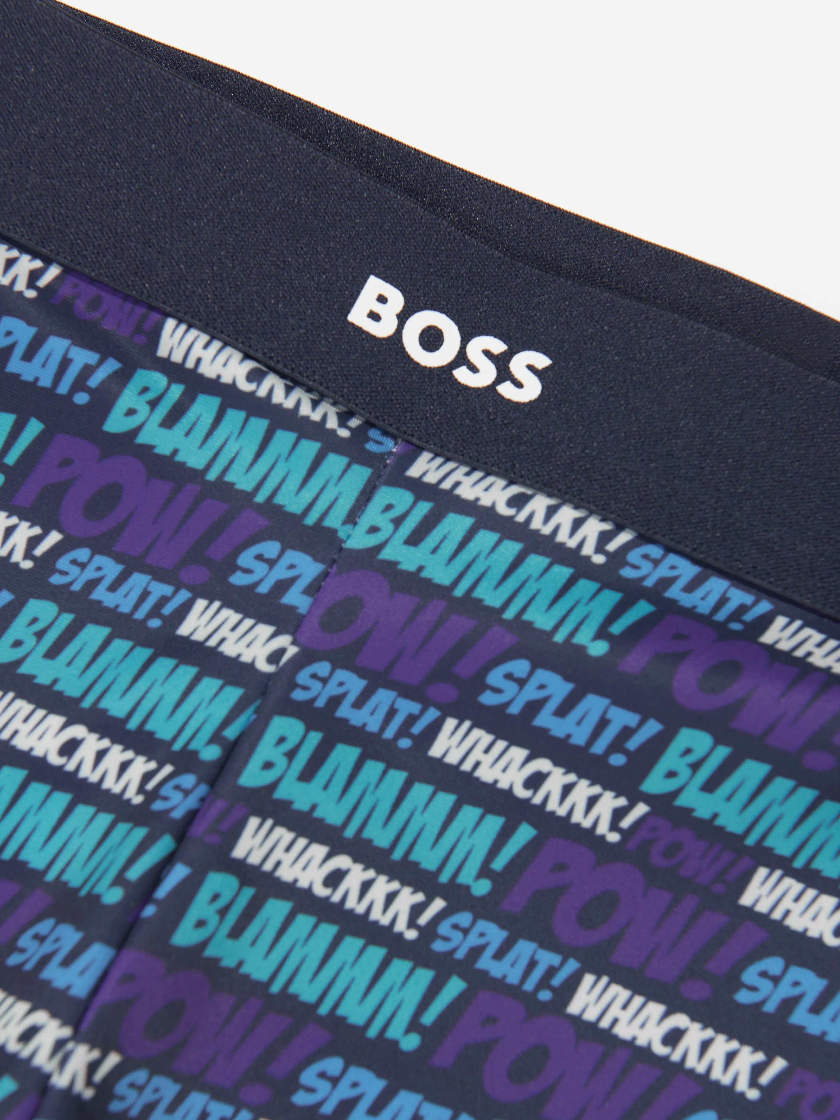 BOSS Girls Comic Pop Art Leggings in Marineblau