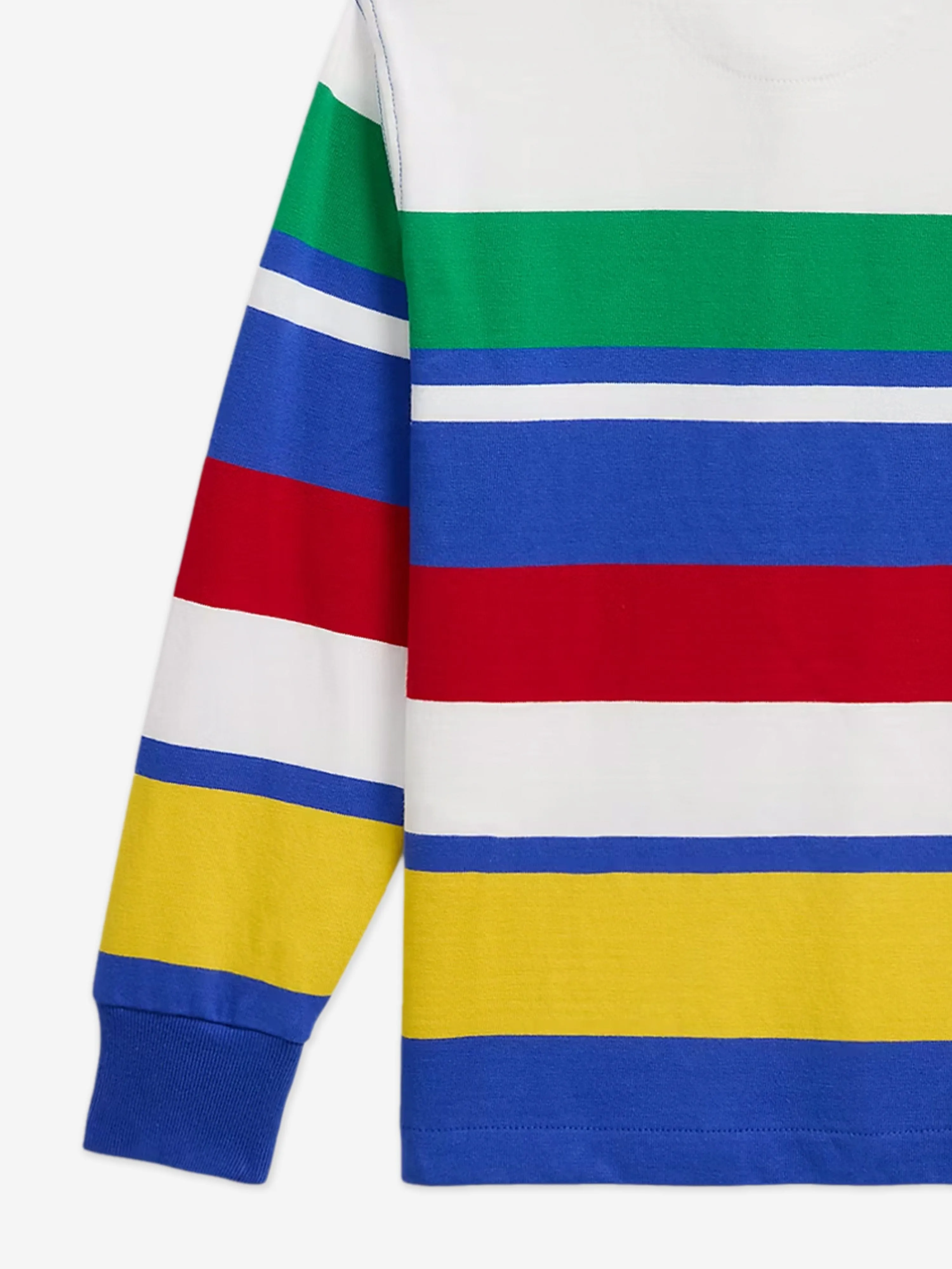Gestreiftes Rugby-Shirt für Jungen in Mehrfarben