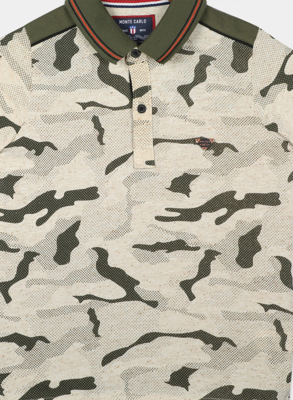 Boys Light Brown Printed T-Shirts