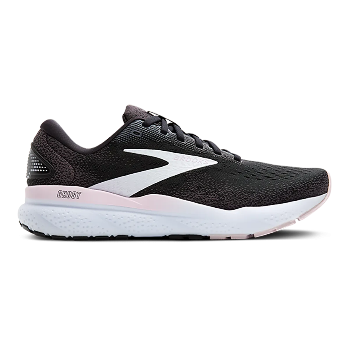 Brooks Ghost 16 - Black - White - Orchid Ice