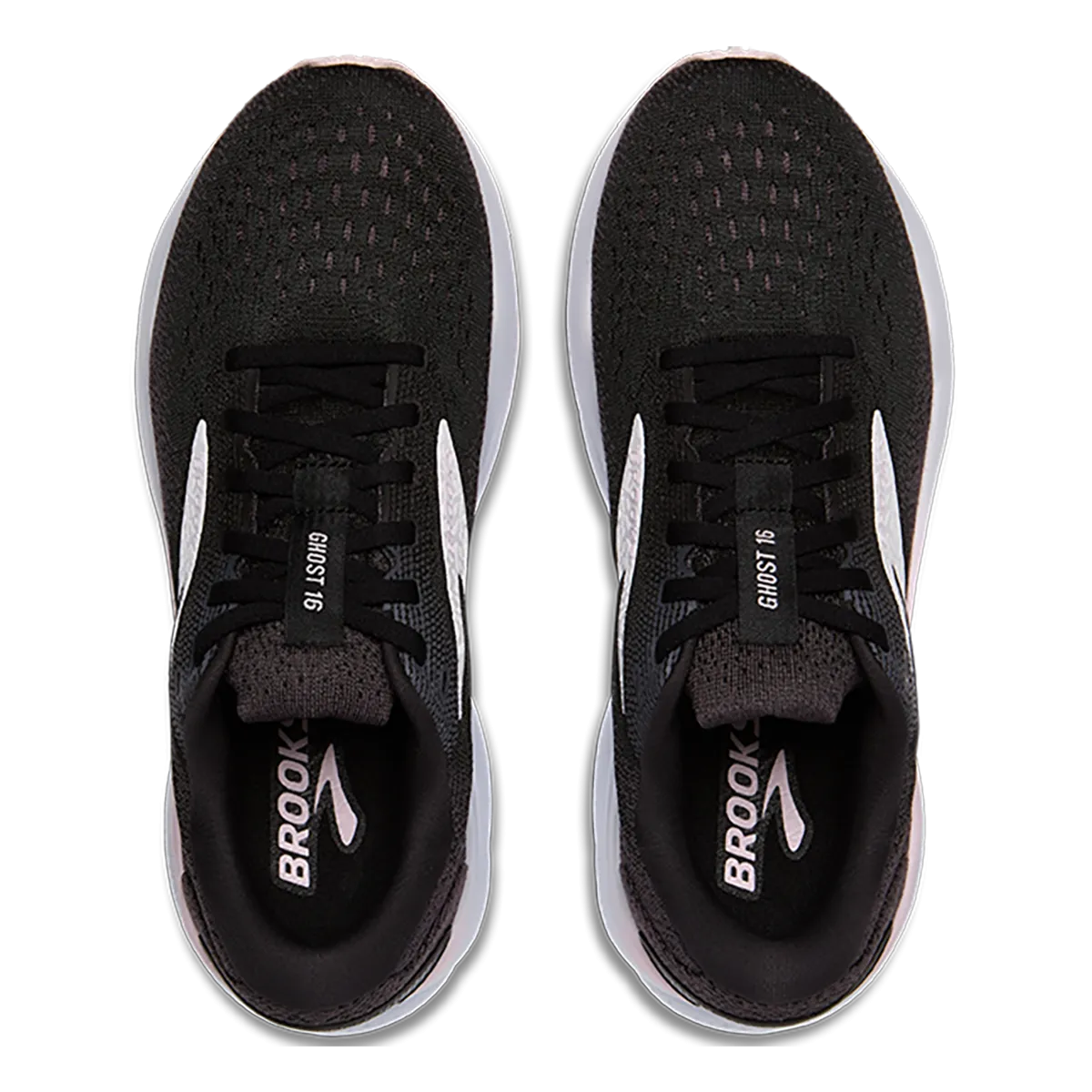 Brooks Ghost 16 - Black - White - Orchid Ice