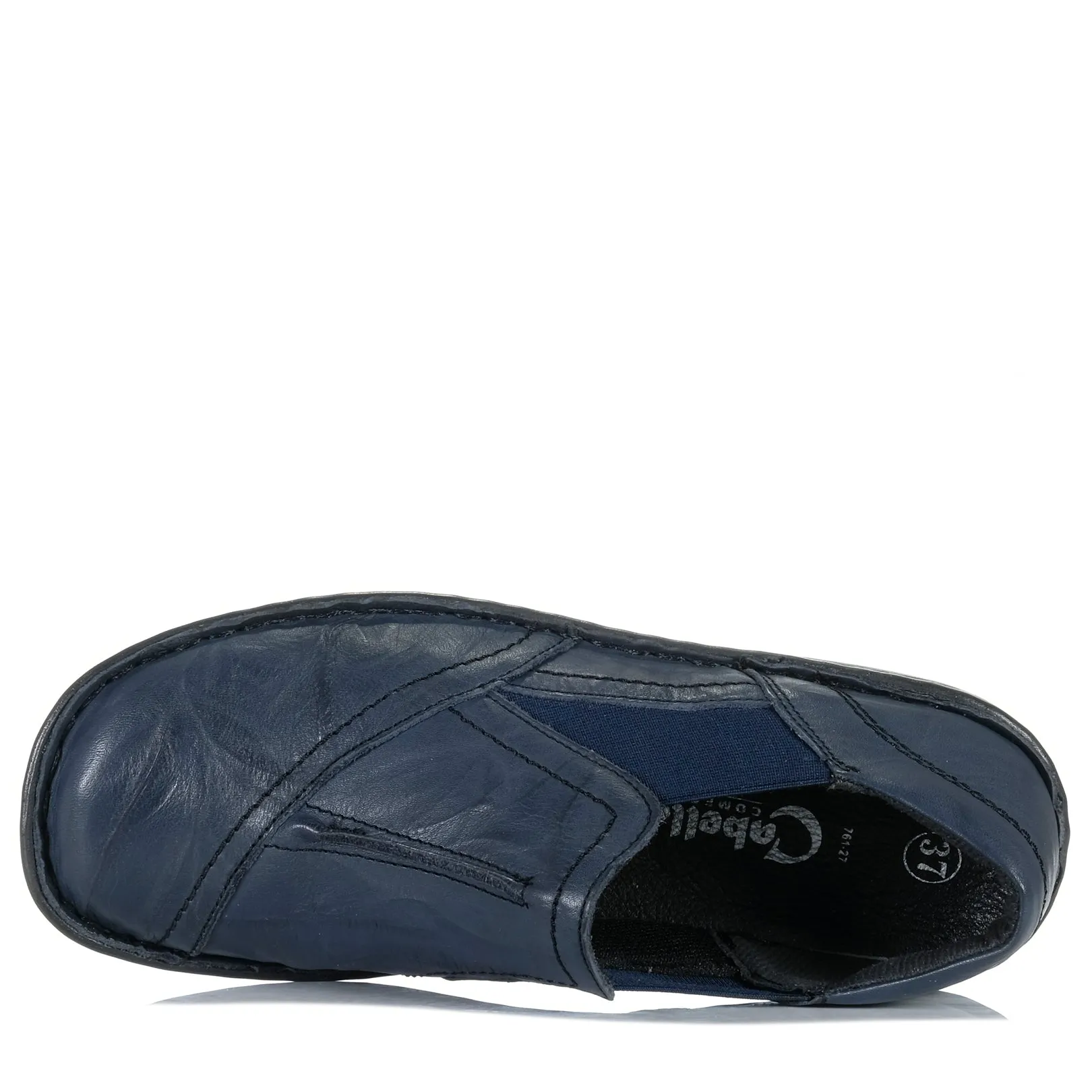 Cabello 761-27 Navy Crinkle Schuhe_Cabello