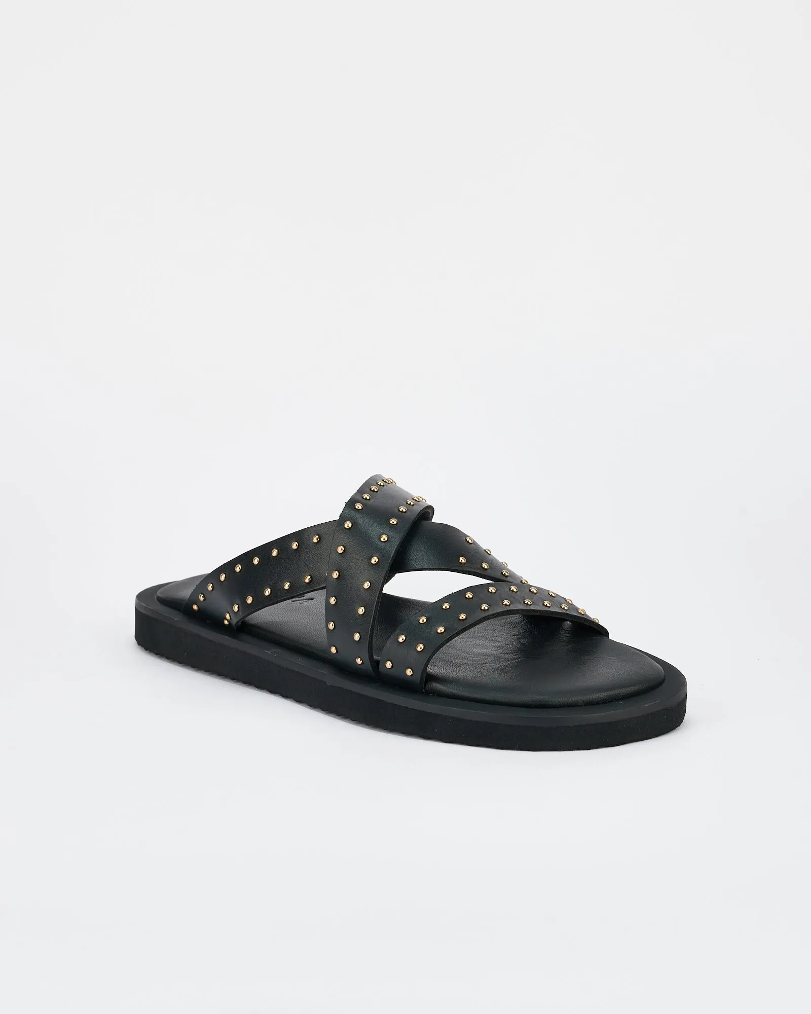 Capri Fußbett Schwarz / Gold