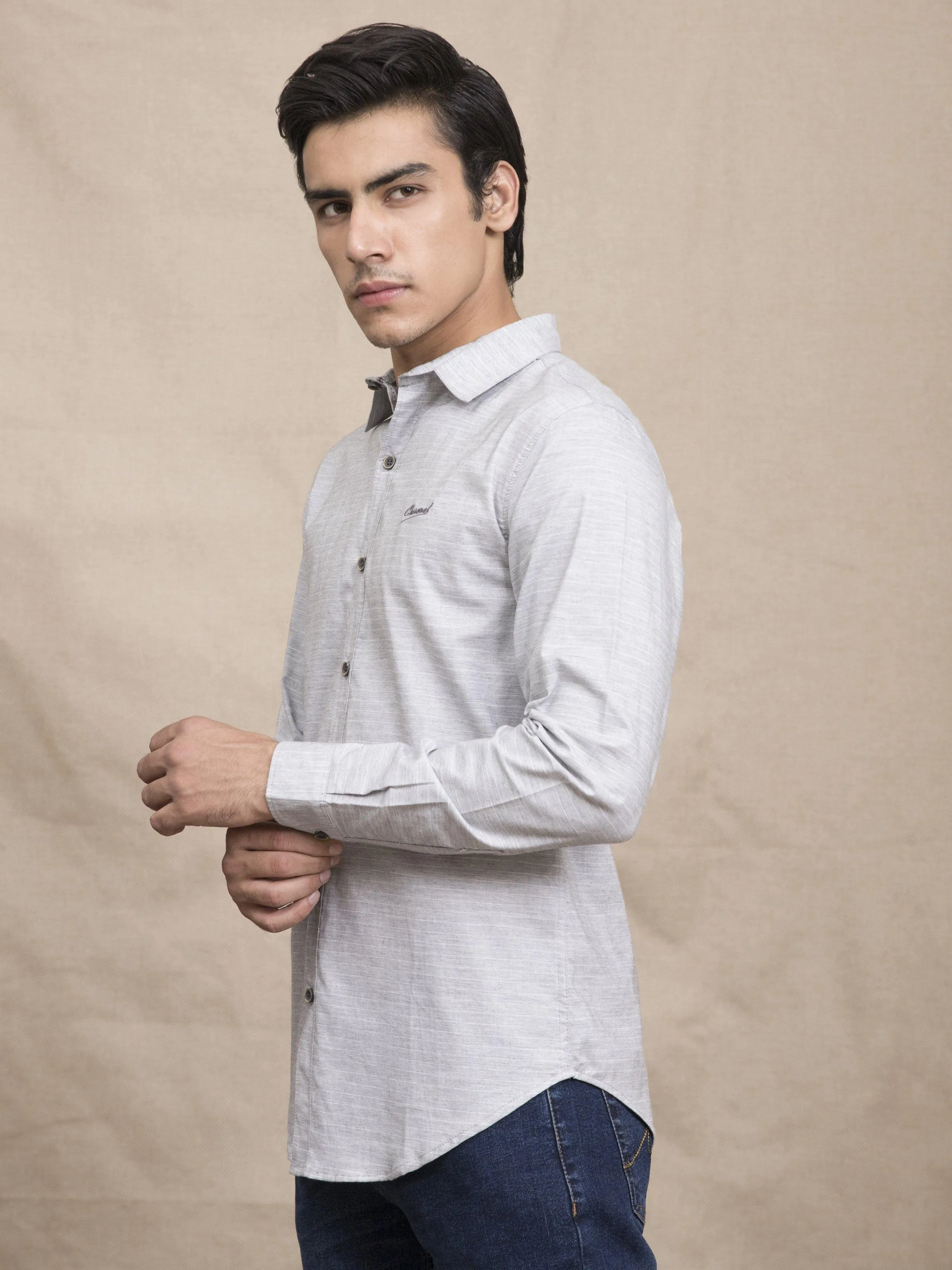 CASUAL SHIRT GREY