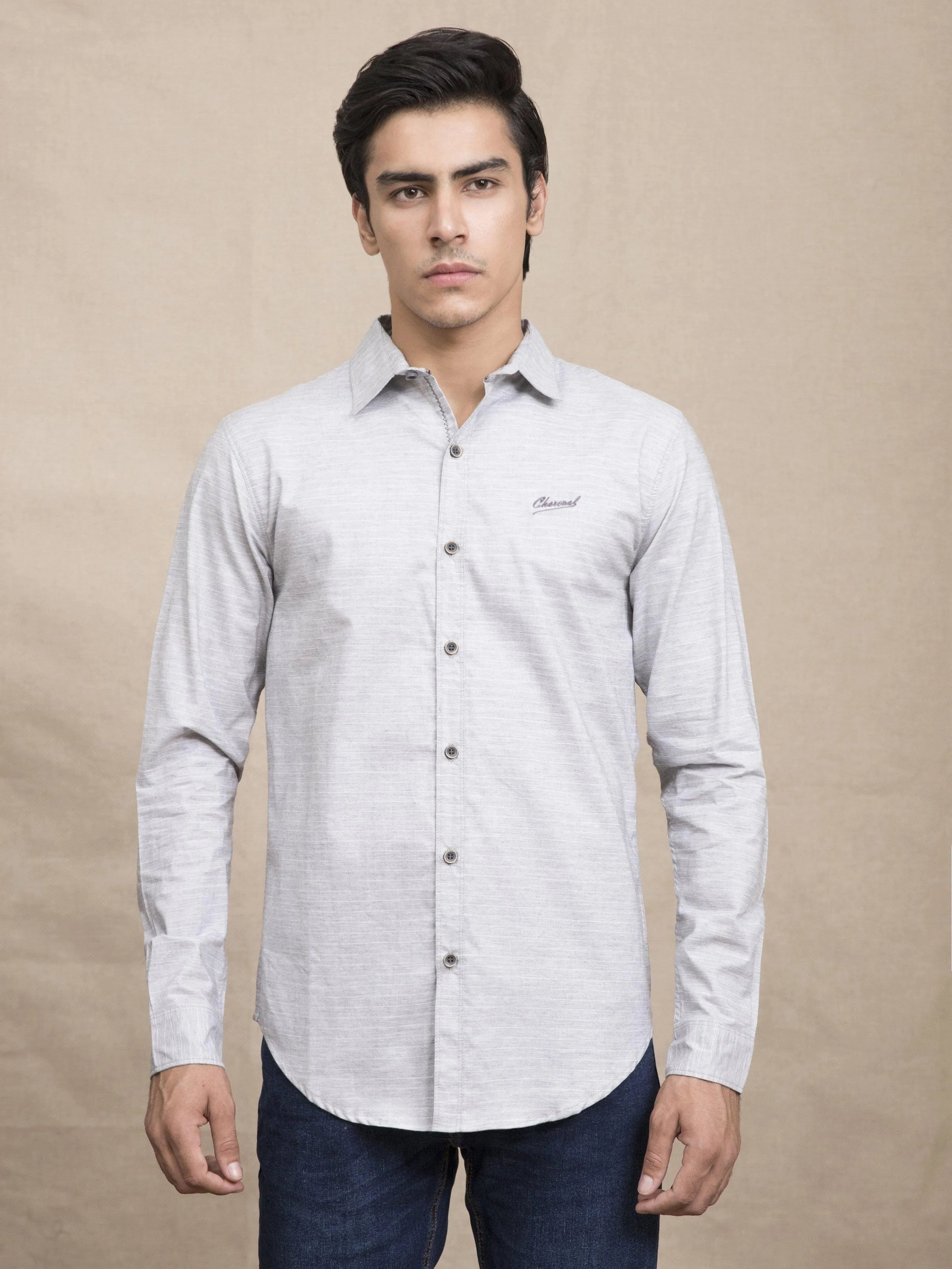 CASUAL SHIRT GREY