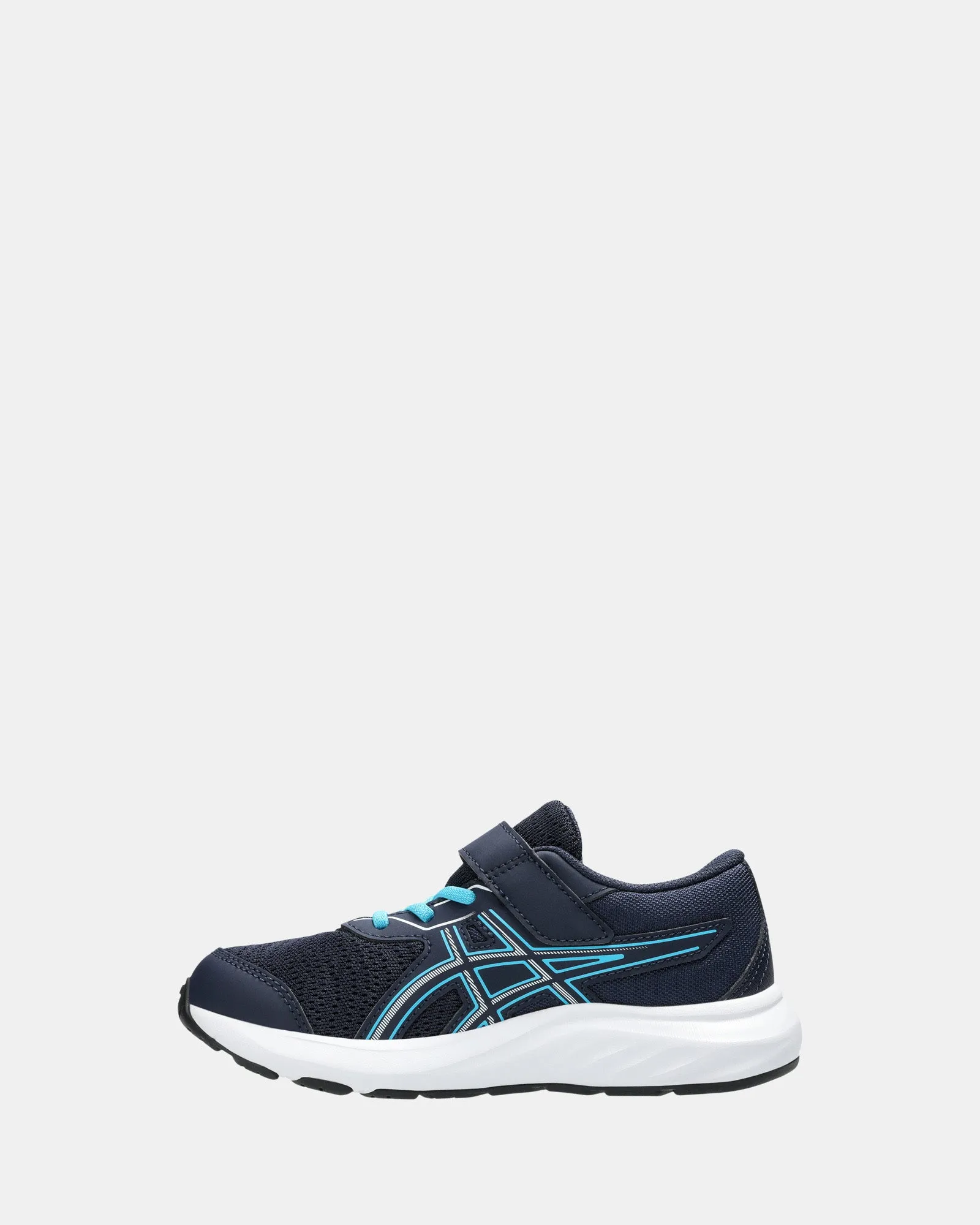 Contend 9 Vorschul-Mitternachts-/Weiße Schuhe_Asics