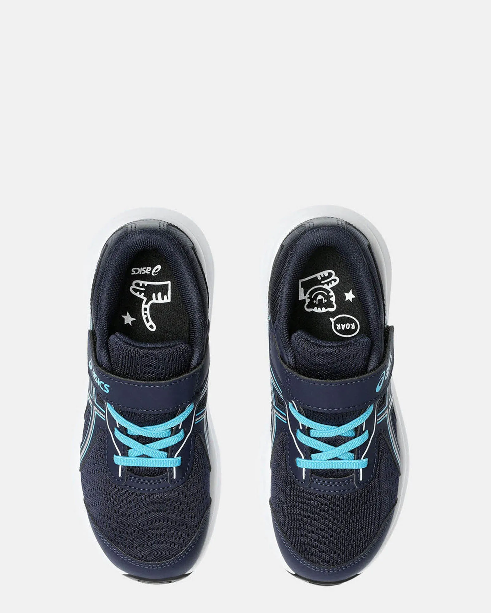 Contend 9 Vorschul-Mitternachts-/Weiße Schuhe_Asics
