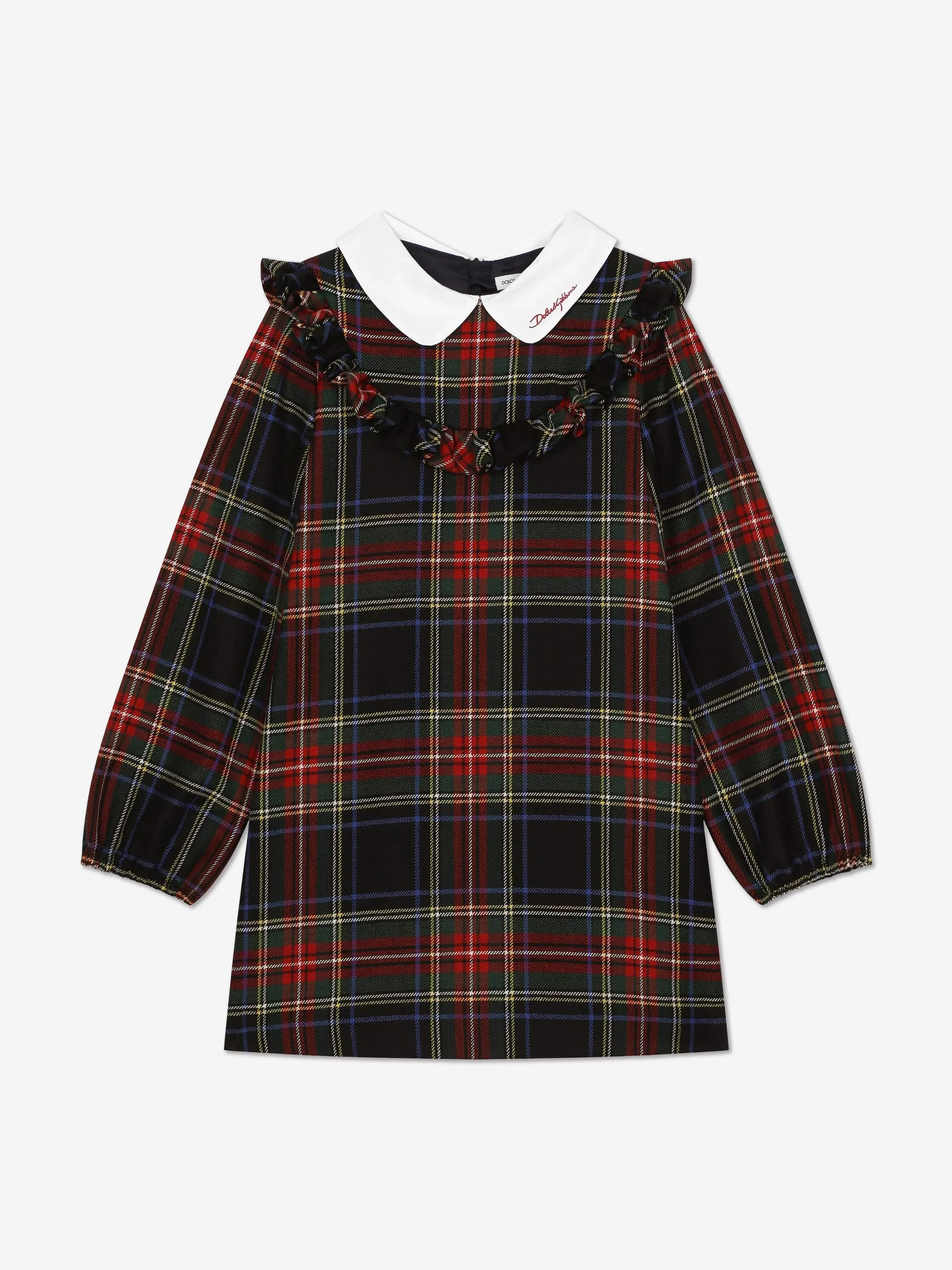 Dolce & Gabbana Mädchen Tartan Kleid in Mehrfarben