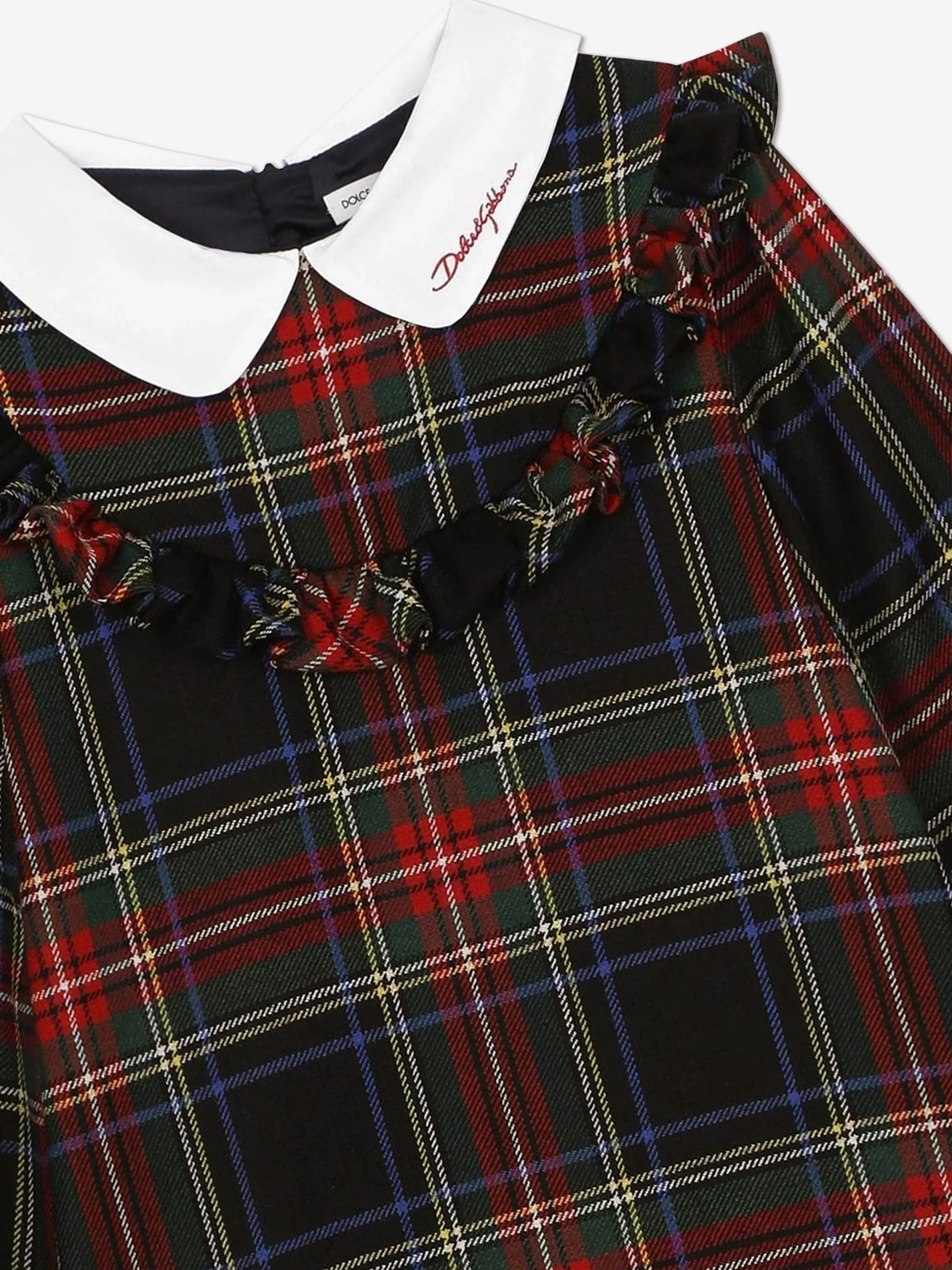 Dolce & Gabbana Mädchen Tartan Kleid in Mehrfarben