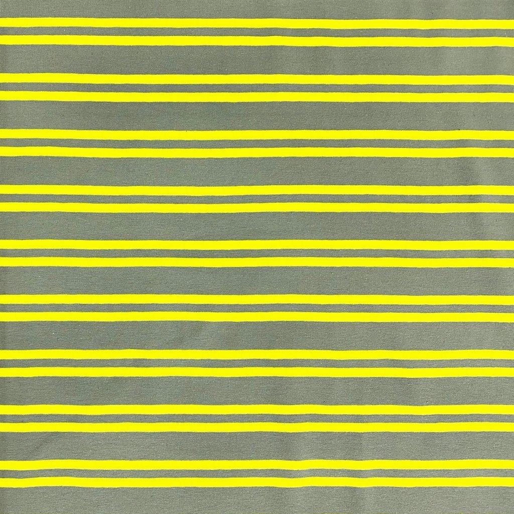Double Stripe Cotton Jersey Fabric