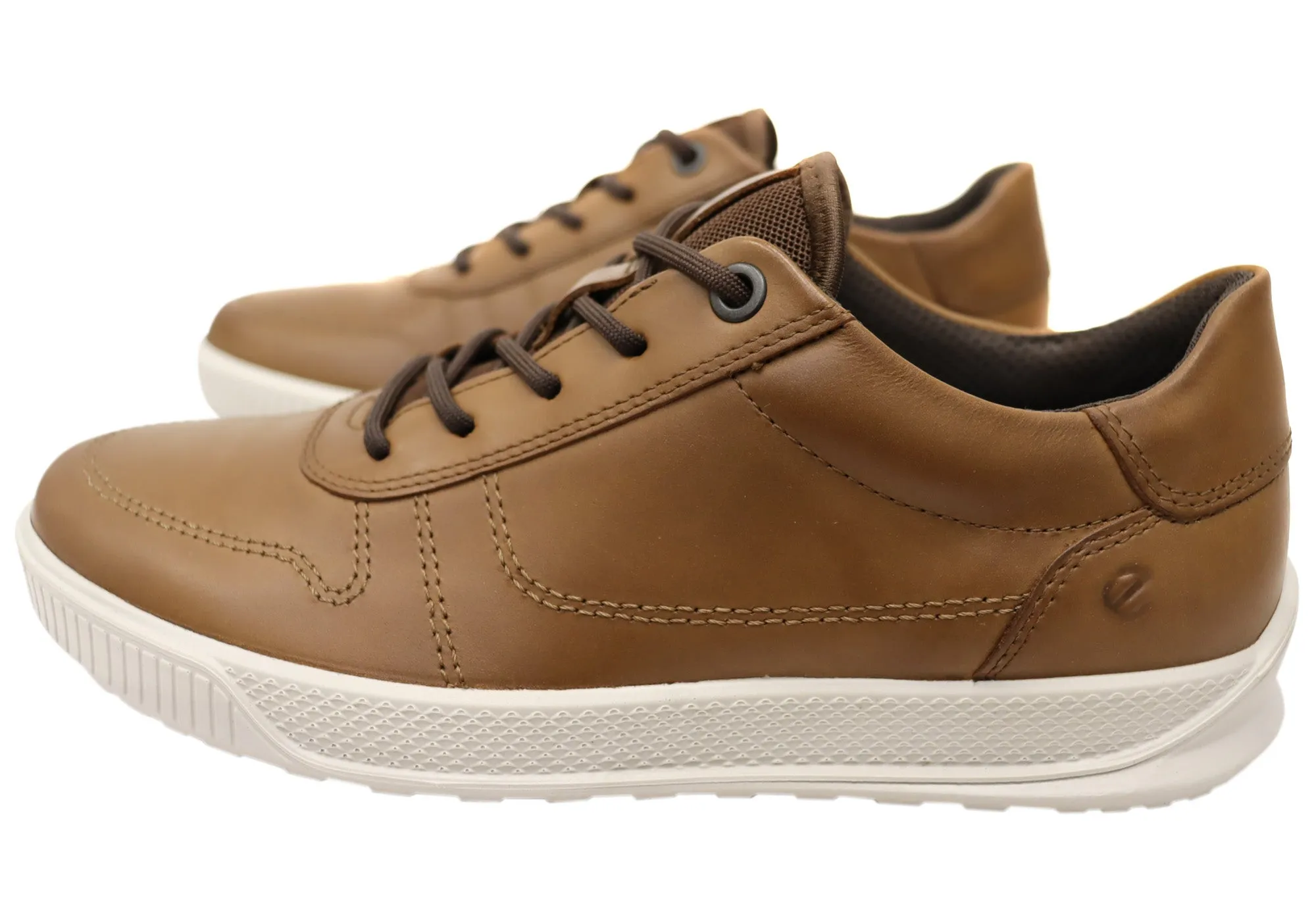 ECCO Herren Byway Bequeme Leder Freizeitschuhe mit Schnürung ECCO Schuhe