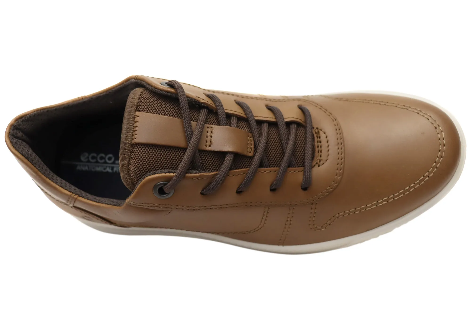 ECCO Herren Byway Bequeme Leder Freizeitschuhe mit Schnürung ECCO Schuhe