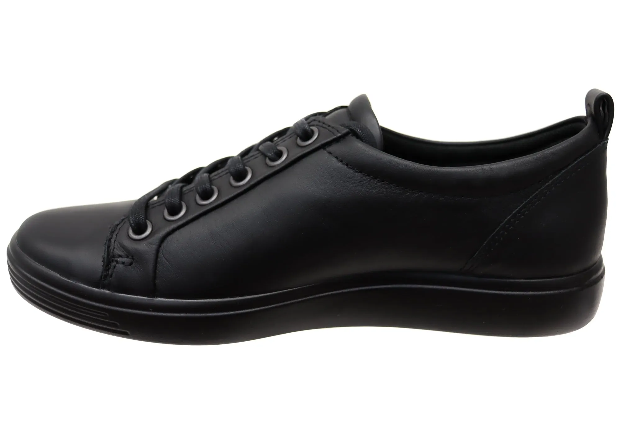ECCO Damen Soft 7 GTX Schnürschuhe Bequeme Lederschuhe ECCO Schuhe