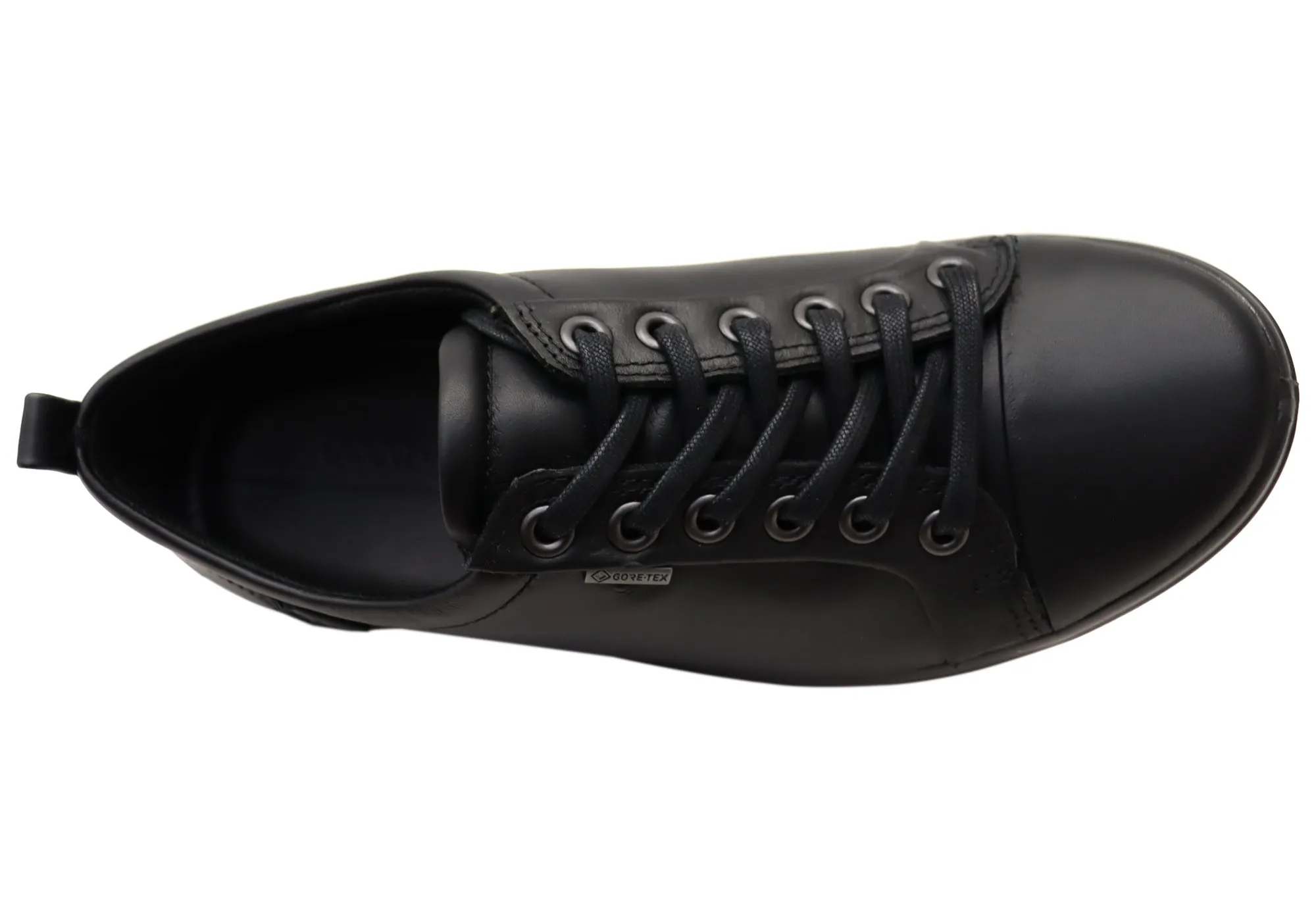 ECCO Damen Soft 7 GTX Schnürschuhe Bequeme Lederschuhe ECCO Schuhe