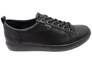 ECCO Damen Soft 7 GTX Schnürschuhe Bequeme Lederschuhe ECCO Schuhe