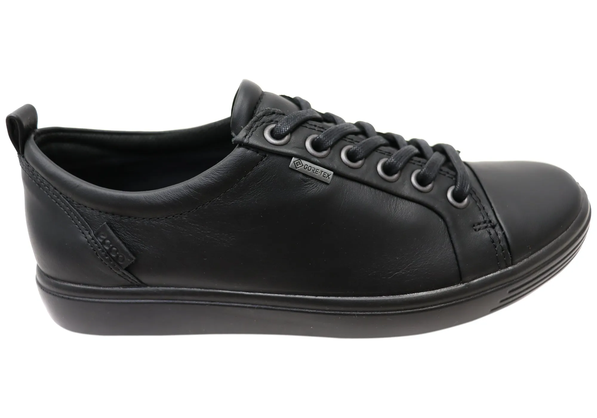 ECCO Damen Soft 7 GTX Schnürschuhe Bequeme Lederschuhe ECCO Schuhe