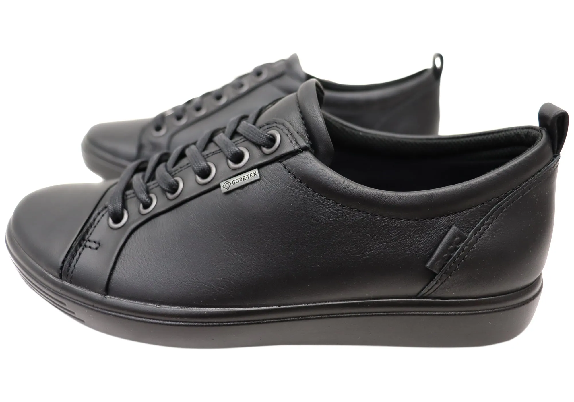 ECCO Damen Soft 7 GTX Schnürschuhe Bequeme Lederschuhe ECCO Schuhe
