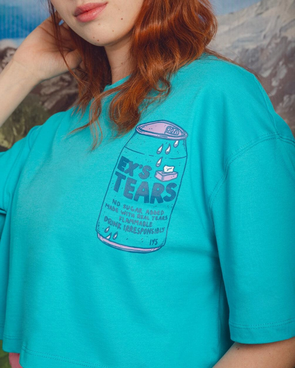 Ex's Tears Cropped Tee