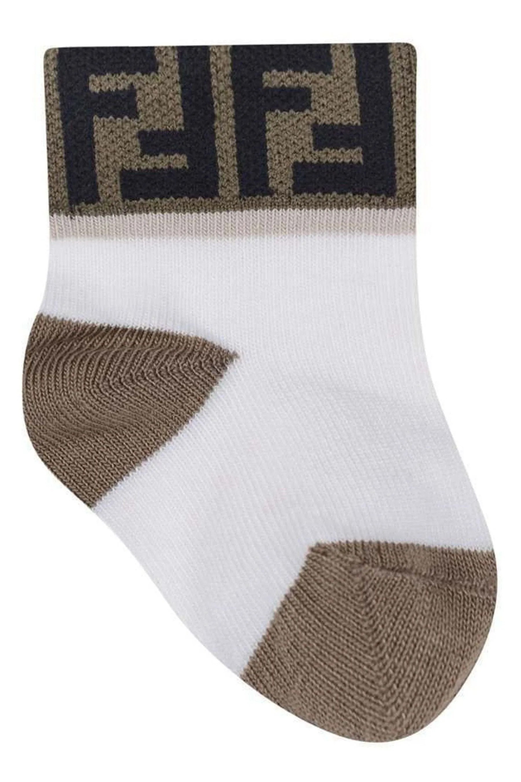 Fendi Baby Multipack FF-Logo-Socken in Mehrfarben