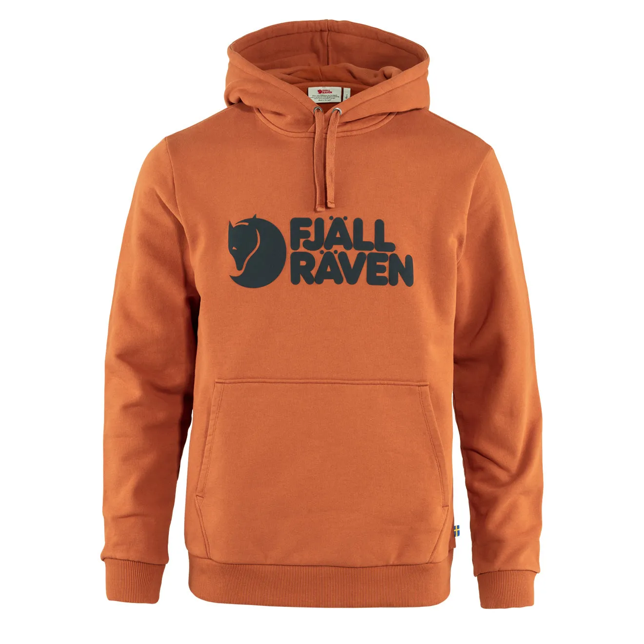 Fjallraven Logo Hoodie Terrakotta Braun