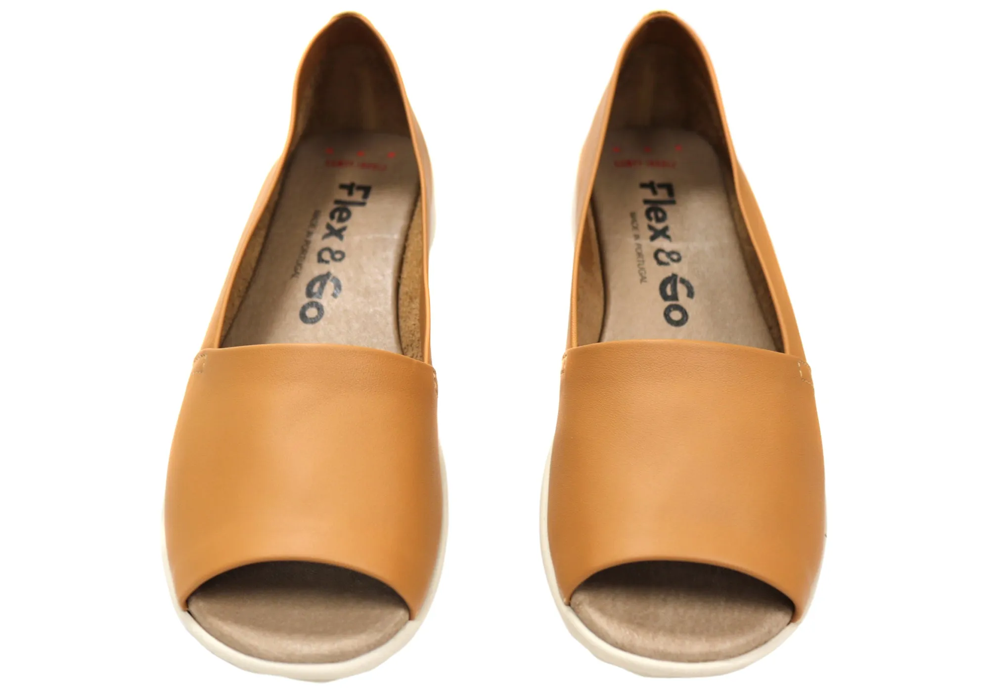 Flex & Go Keegan Damen Comfort Leder Sandalen Schuhe Hergestellt in Portugal Flex & Go Schuhe