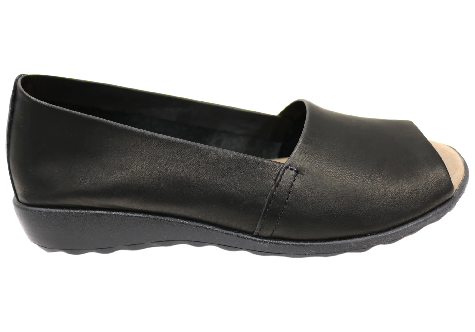 Flex & Go Keegan Damen Comfort Leder Sandalen Schuhe Hergestellt in Portugal Flex & Go Schuhe