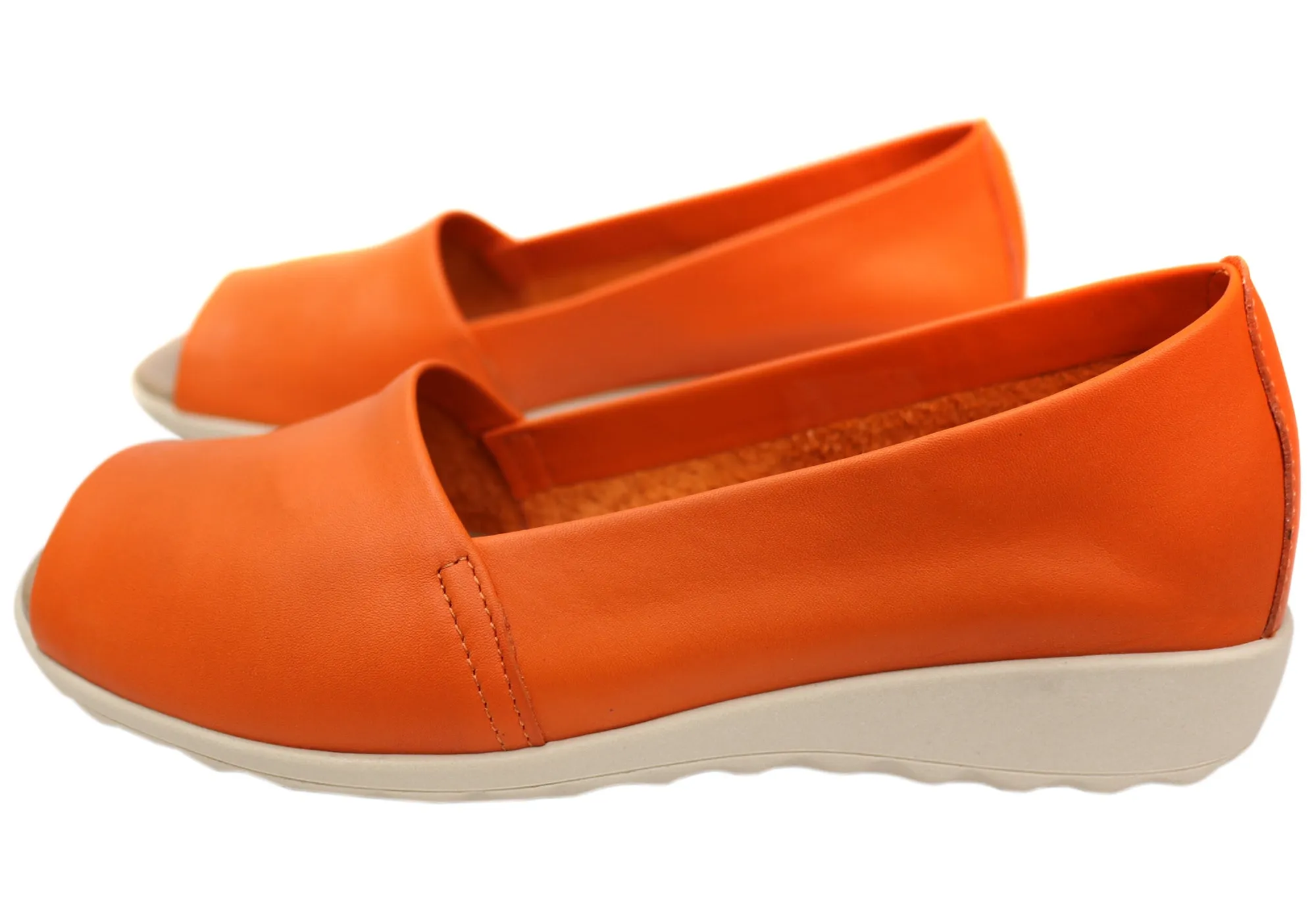 Flex & Go Keegan Damen Comfort Leder Sandalen Schuhe Hergestellt in Portugal Flex & Go Schuhe